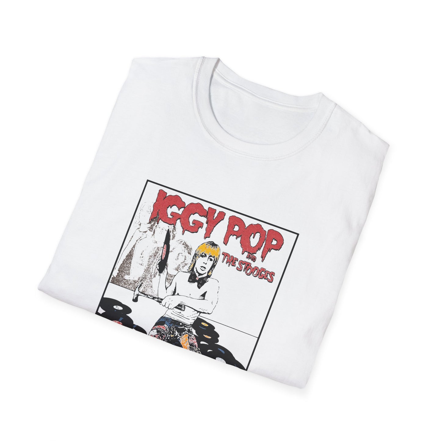 iggy pop and the stooges 1974 tour poster tshirt