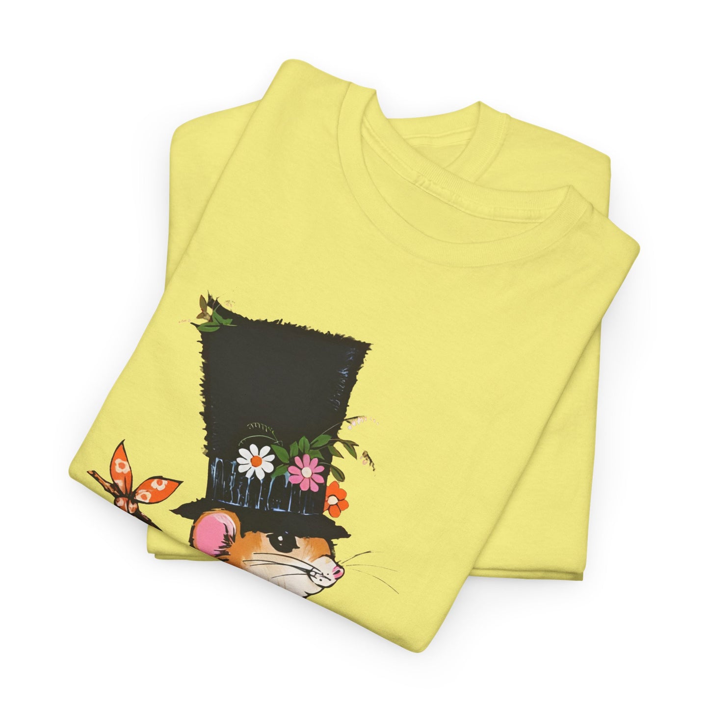 1970s vintage graphic novelty hobo mouse reproduction tshirt