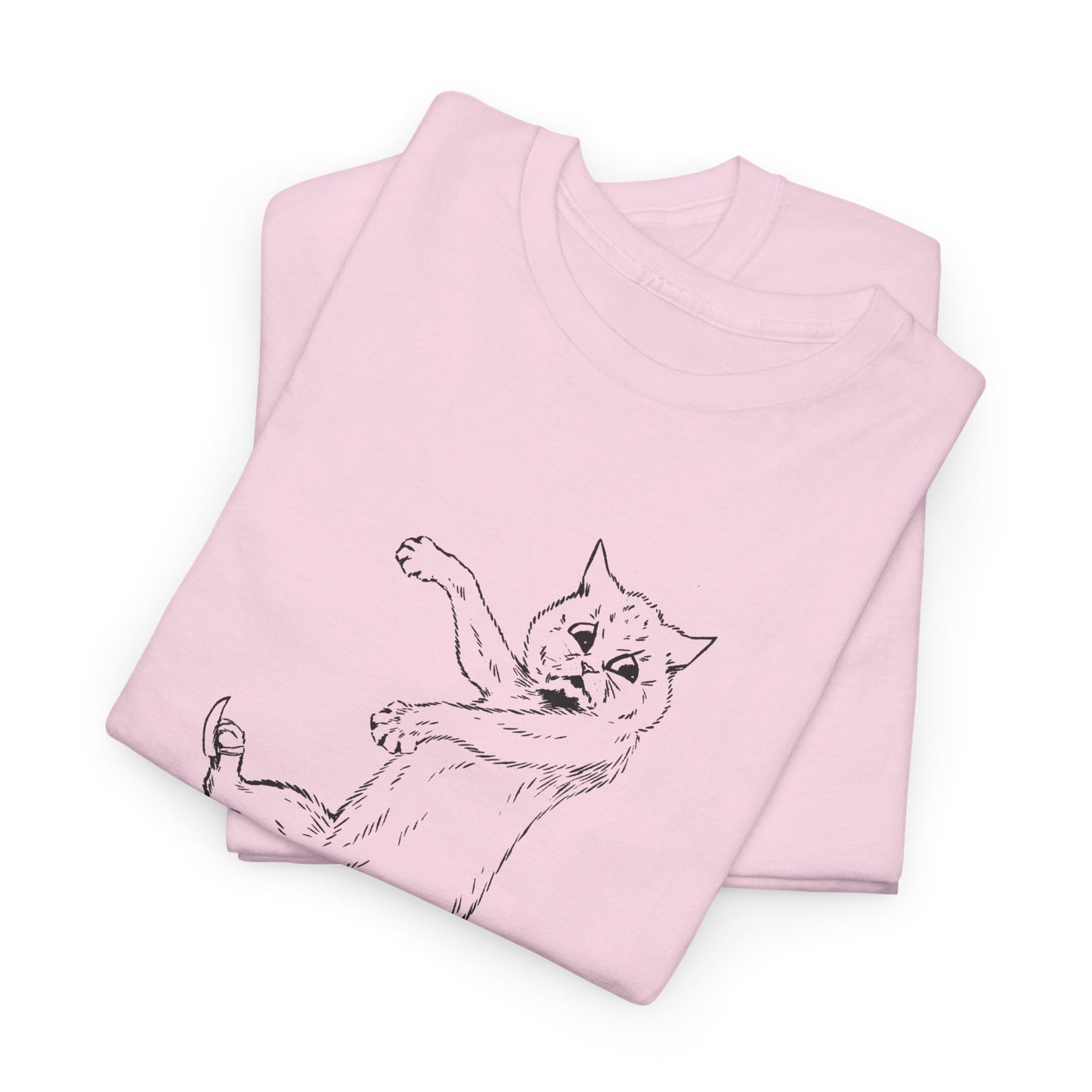 louis wain cat on ice graphic tshirt