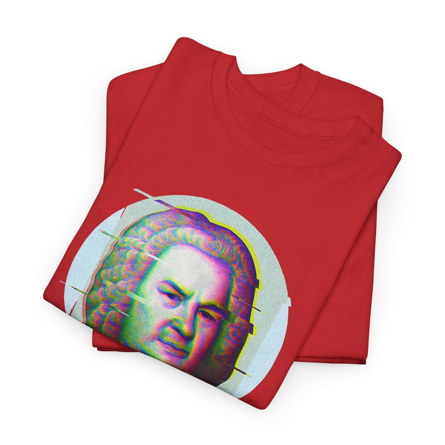 bach portrait art reproduction tshirt