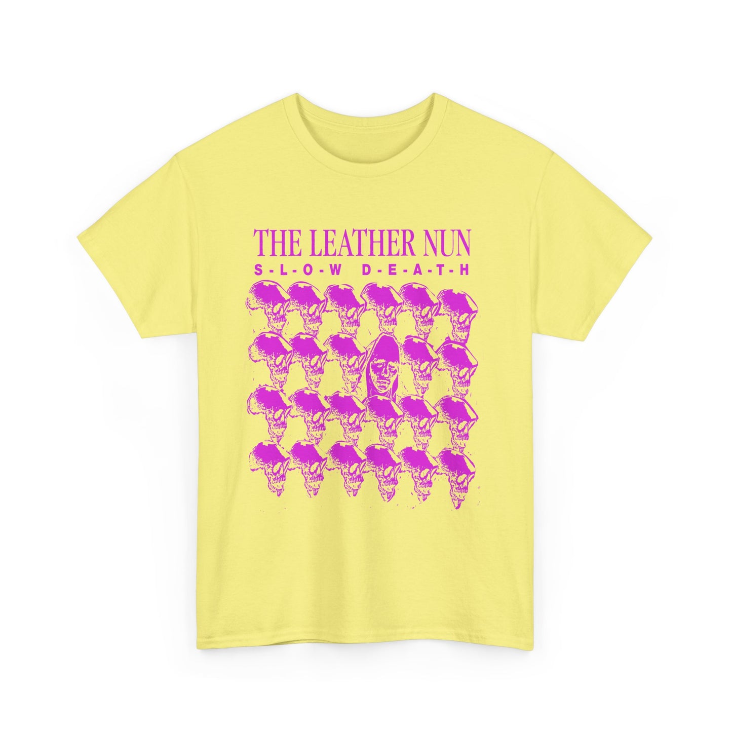 1979 slow death ep by the leather nun album cover stretched graphic tshirt