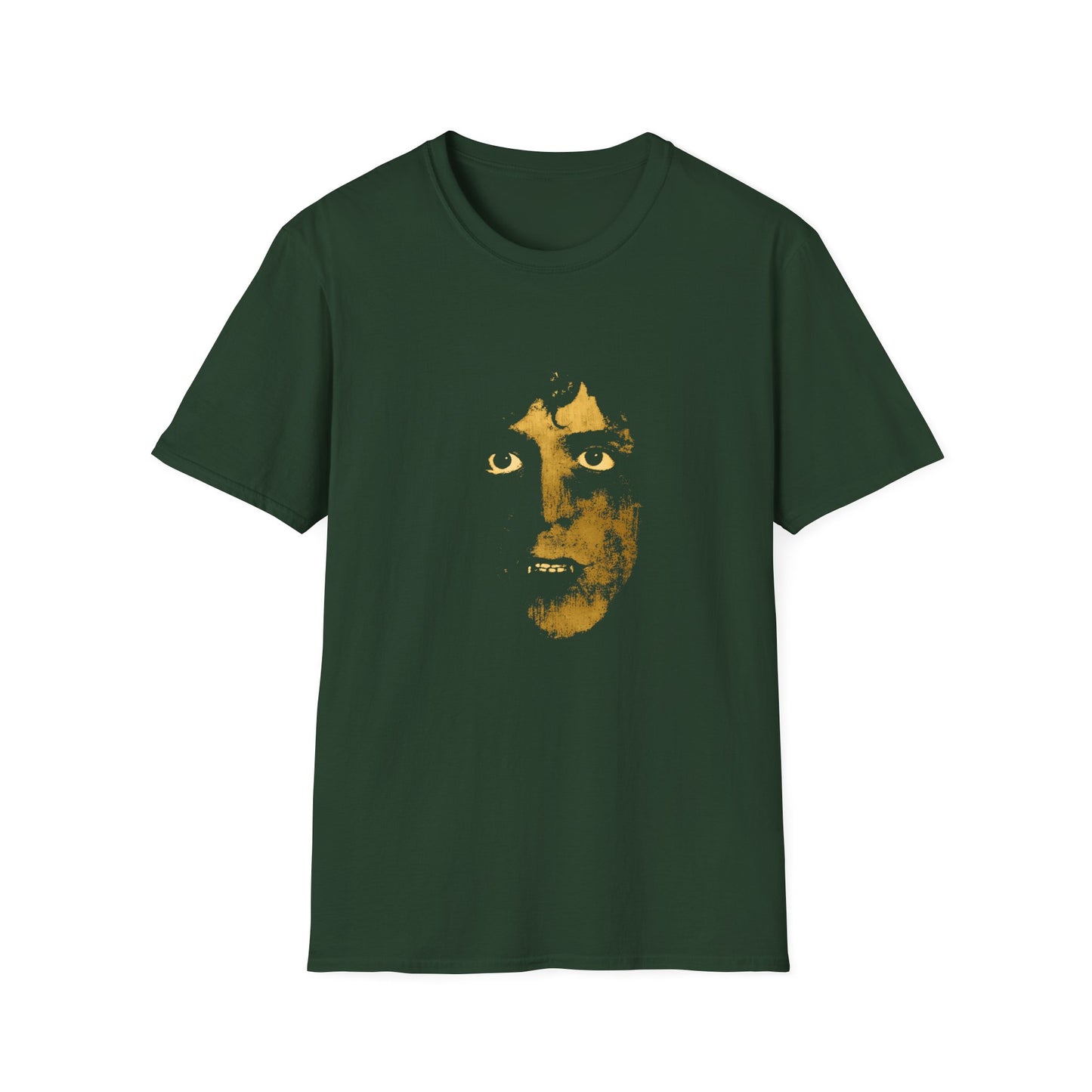 gold rock and roll animal fan art tshirt