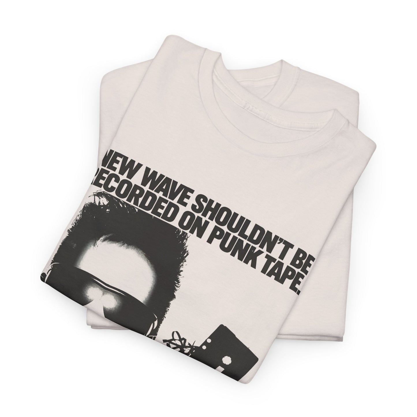 1983 maxell cassette tape new wave punk advertisement tshirt