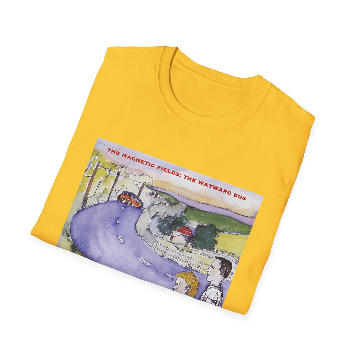 the magnetic fields 1992 the wayward bus album tshirt