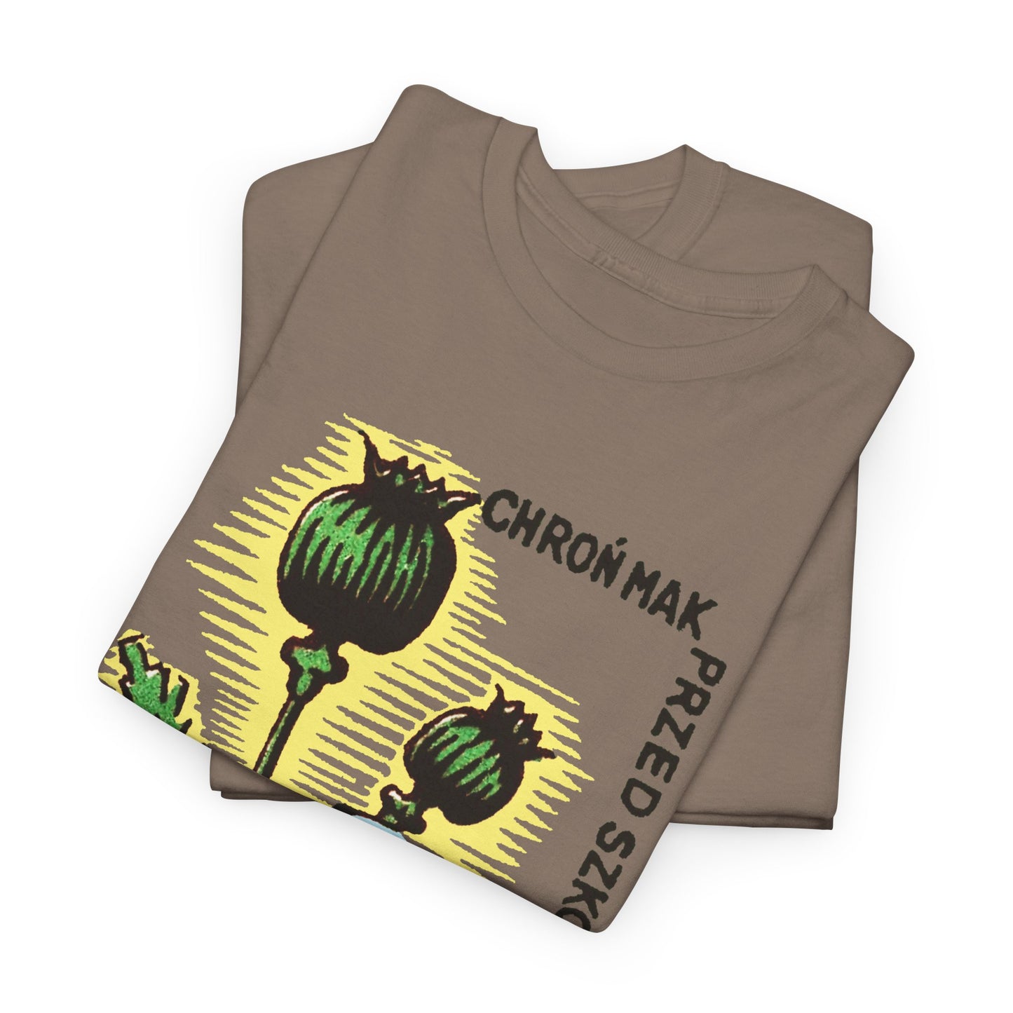 vintage polish matchbox graphic protect poppies from pests pesticide ad tshirt