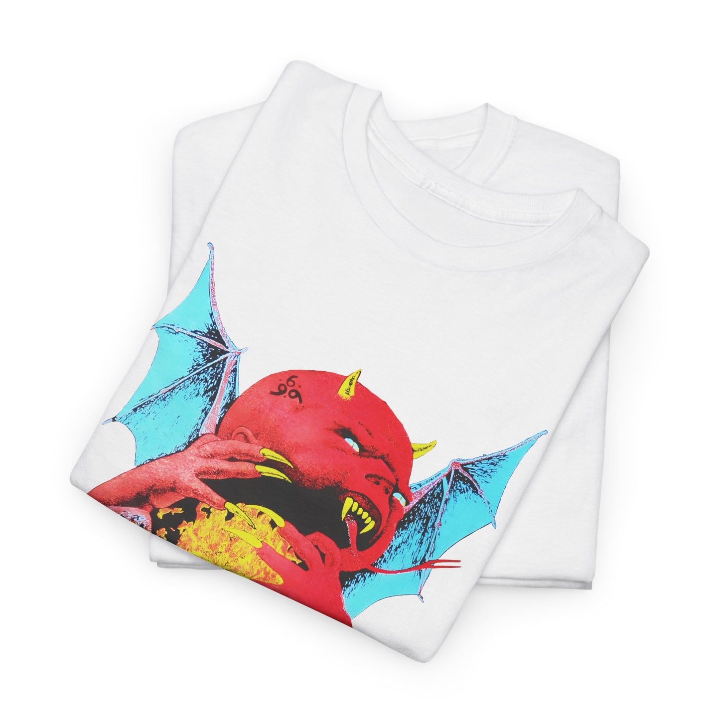 original demon child used for born again album cover reproduction tshirt