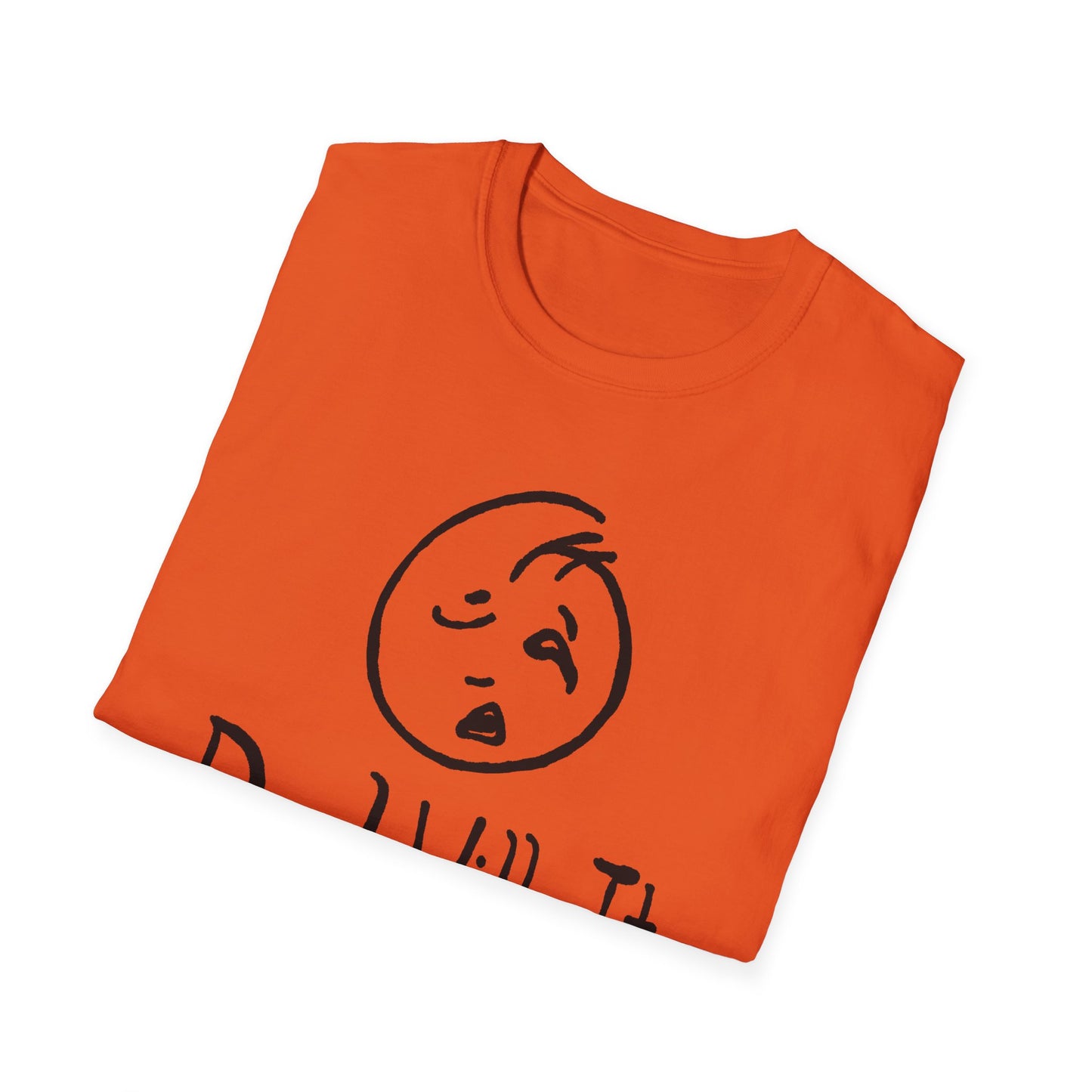 deal with it weird sad guy tshirt
