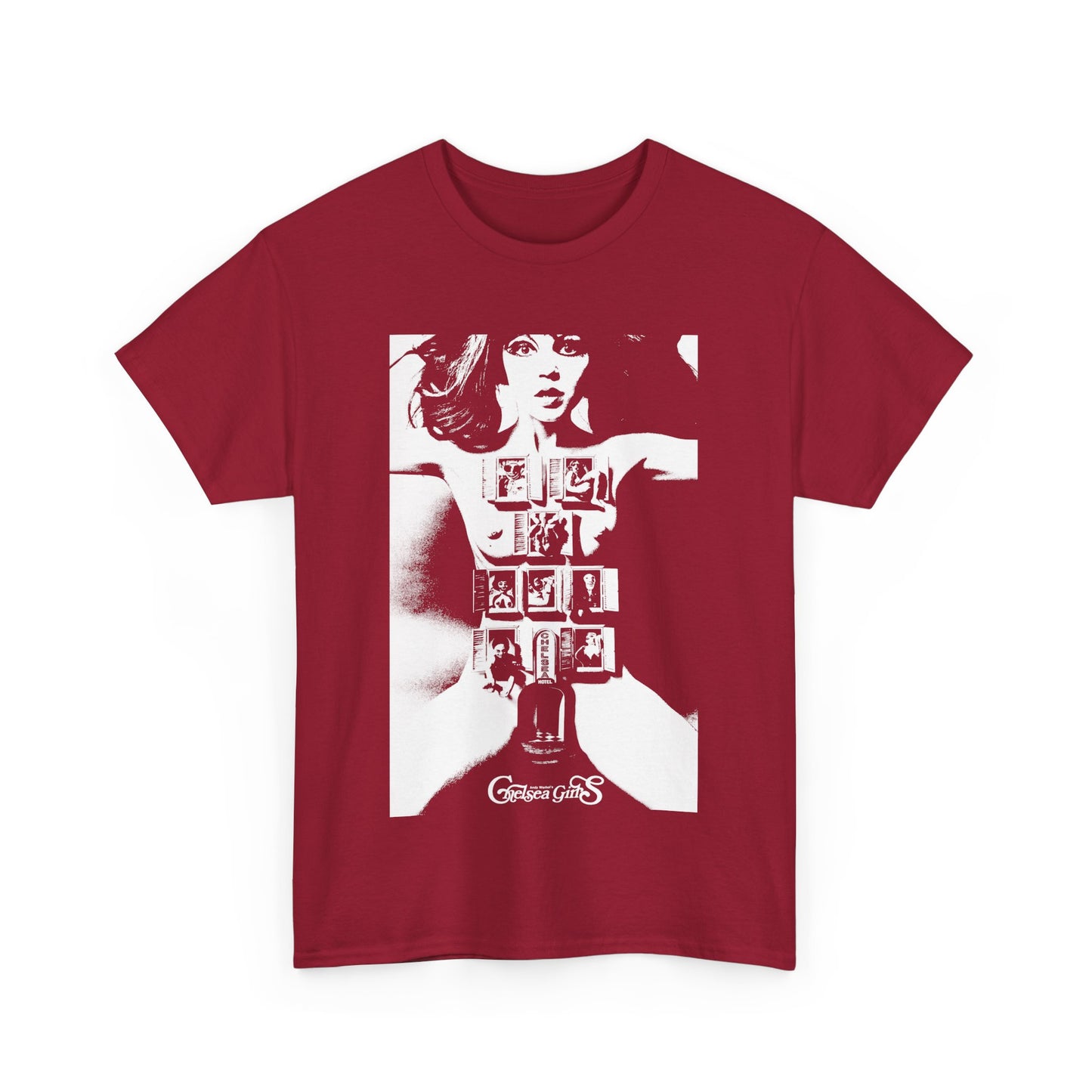 1966 experimental warhol movie chelsea girls movie poster reproduction tshirt