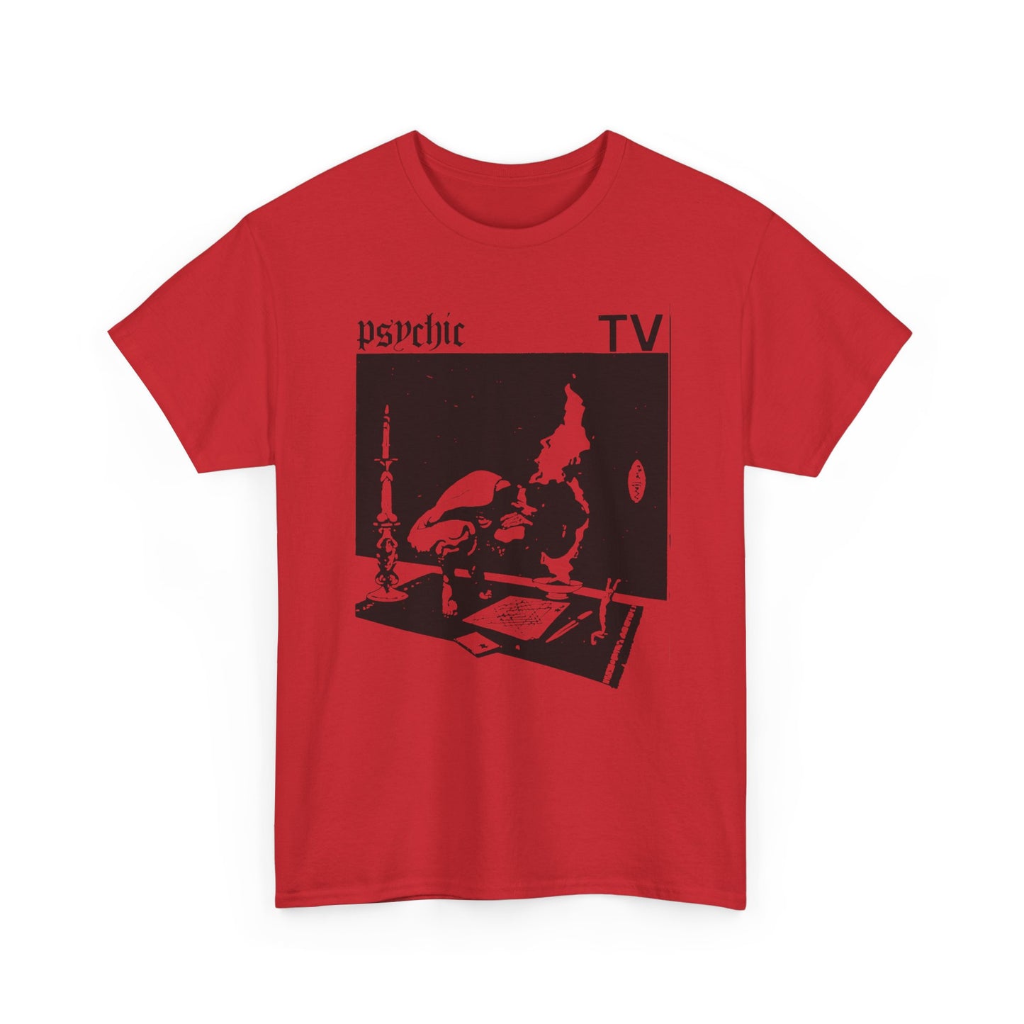 1985 cassette cover for post punk band psychic tv tshirt