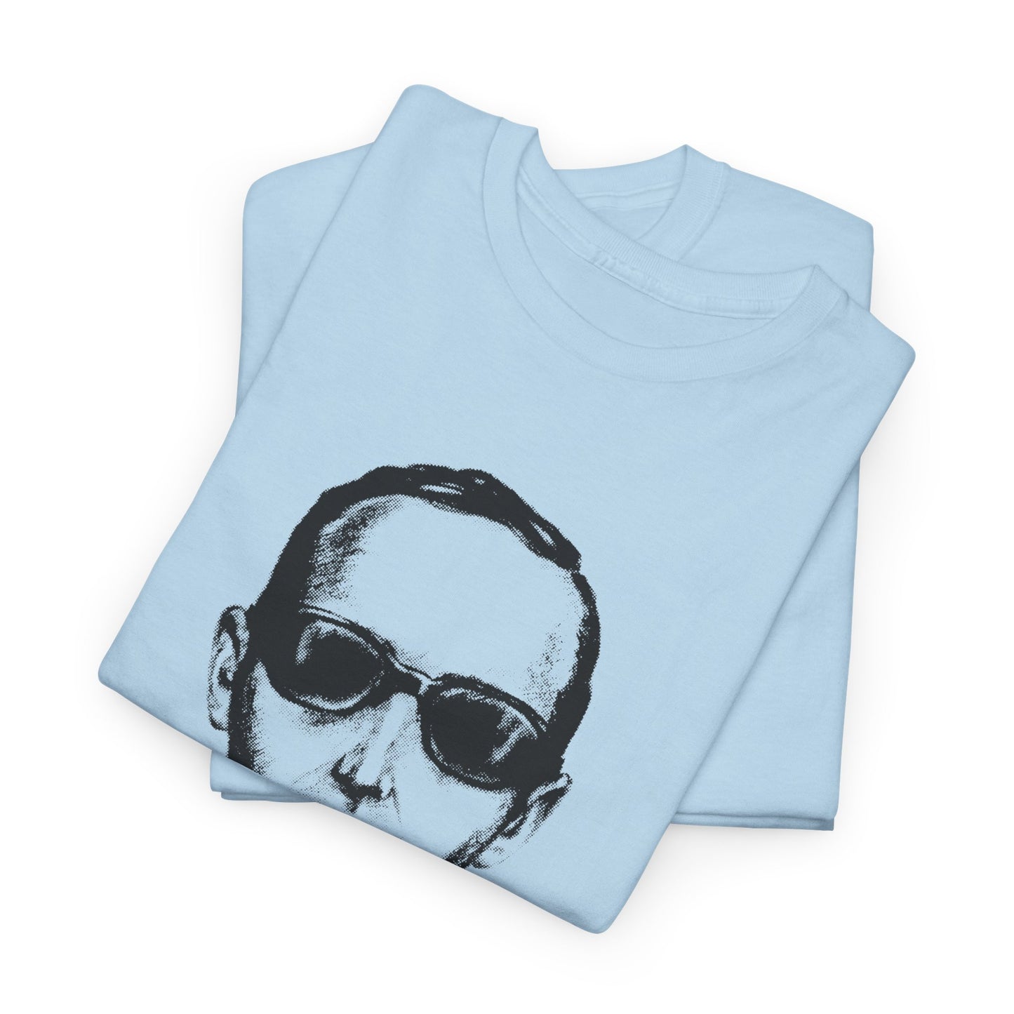 d.b. cooper fbi sketch large head tshirt