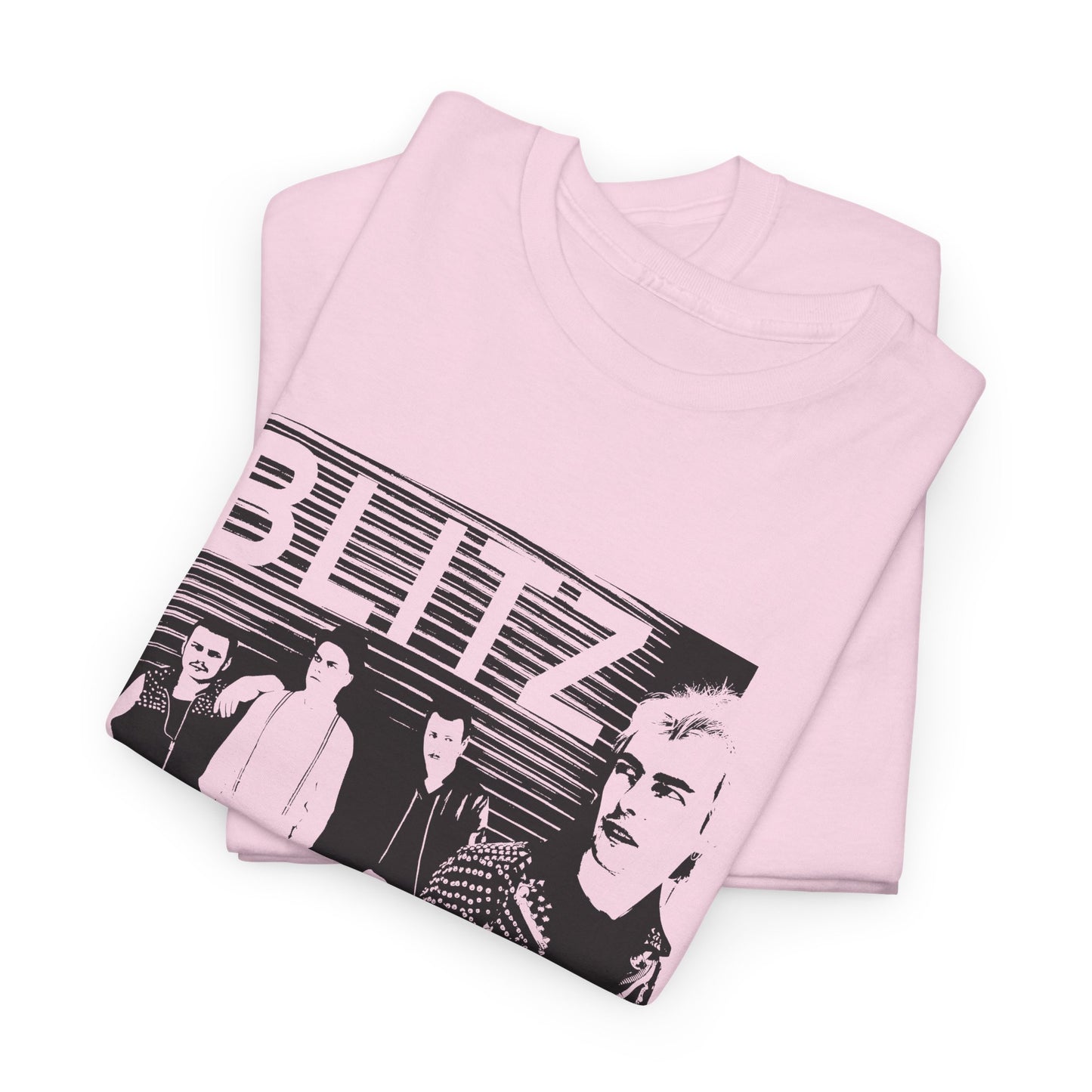 blitz 1980s uk punk band photo tshirt