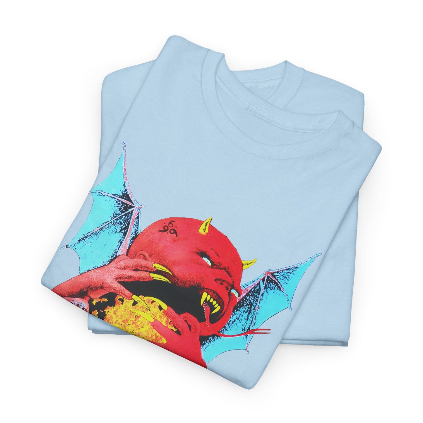 original demon child used for born again album cover reproduction tshirt