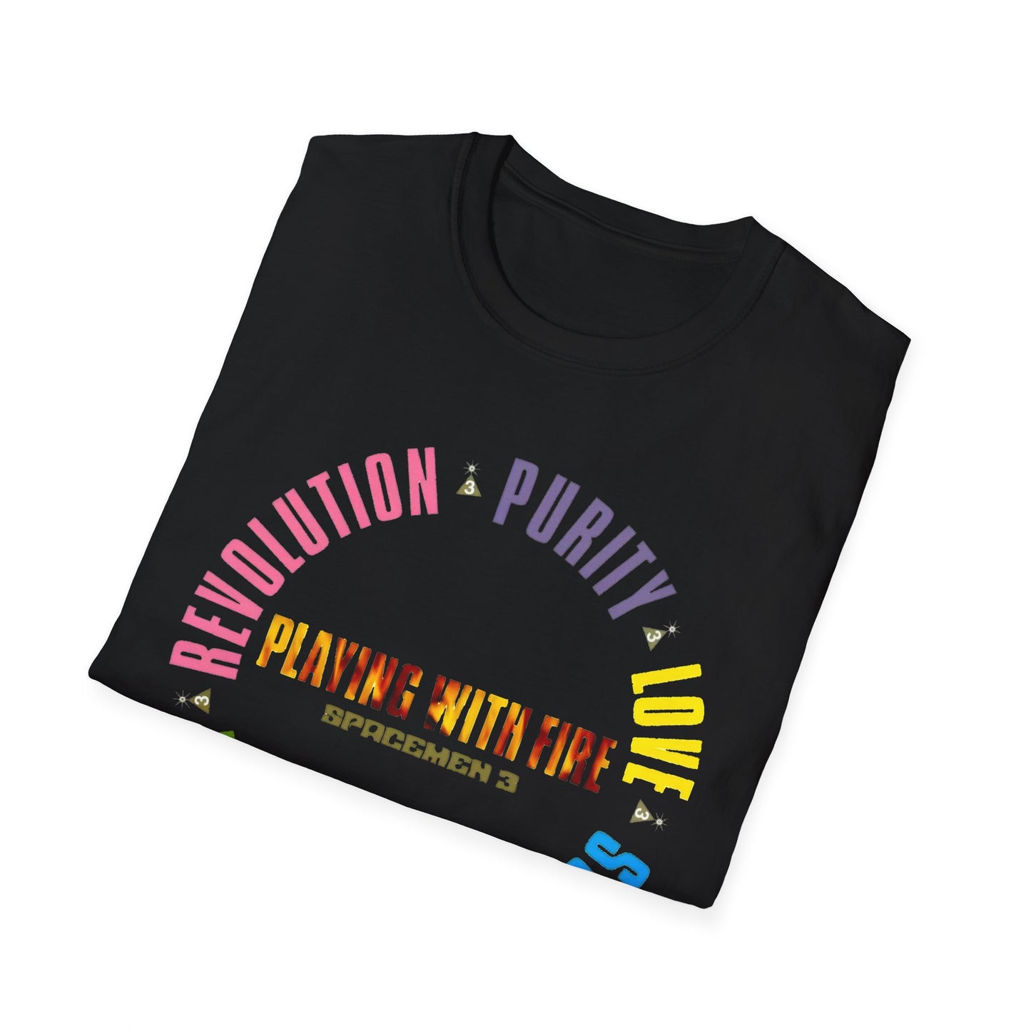 spacemen 3 1989 playing with fire album cover tshirt