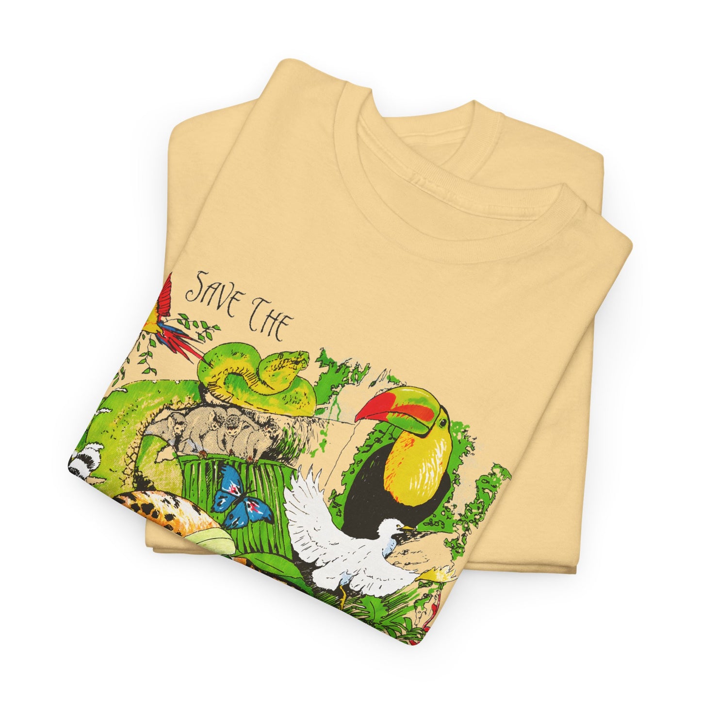 1993 vintage save the rainforest reproduction tshirt