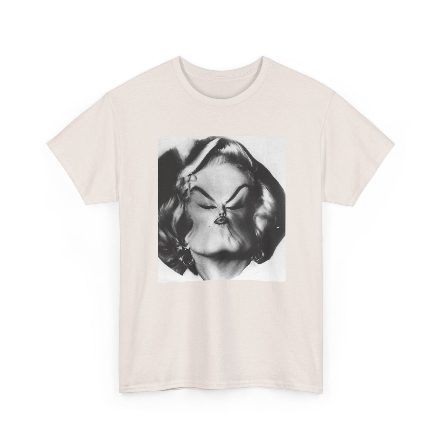 1960 marilyn monroe weegee distortion photo custom edit with border tshirt