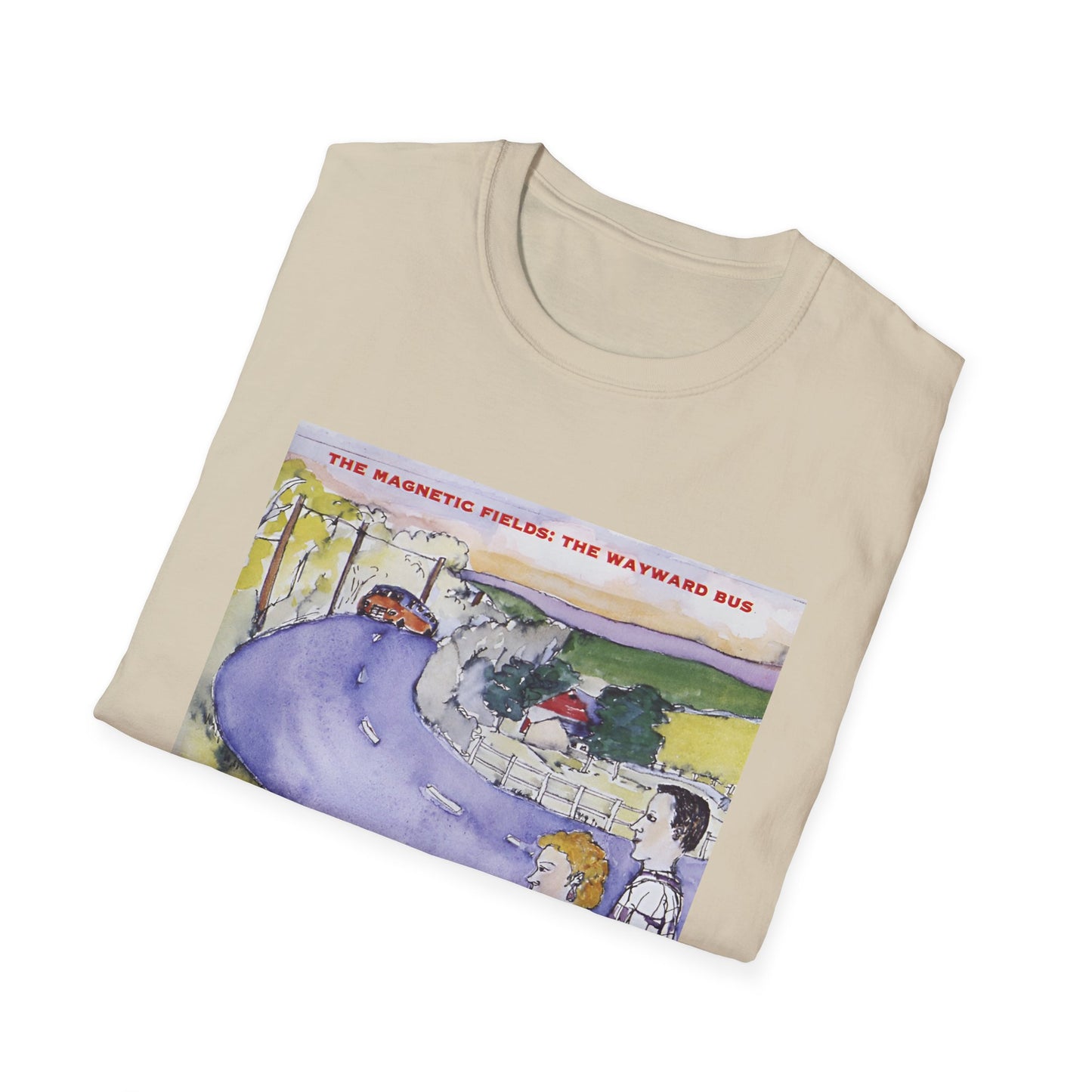 the magnetic fields 1992 the wayward bus album tshirt