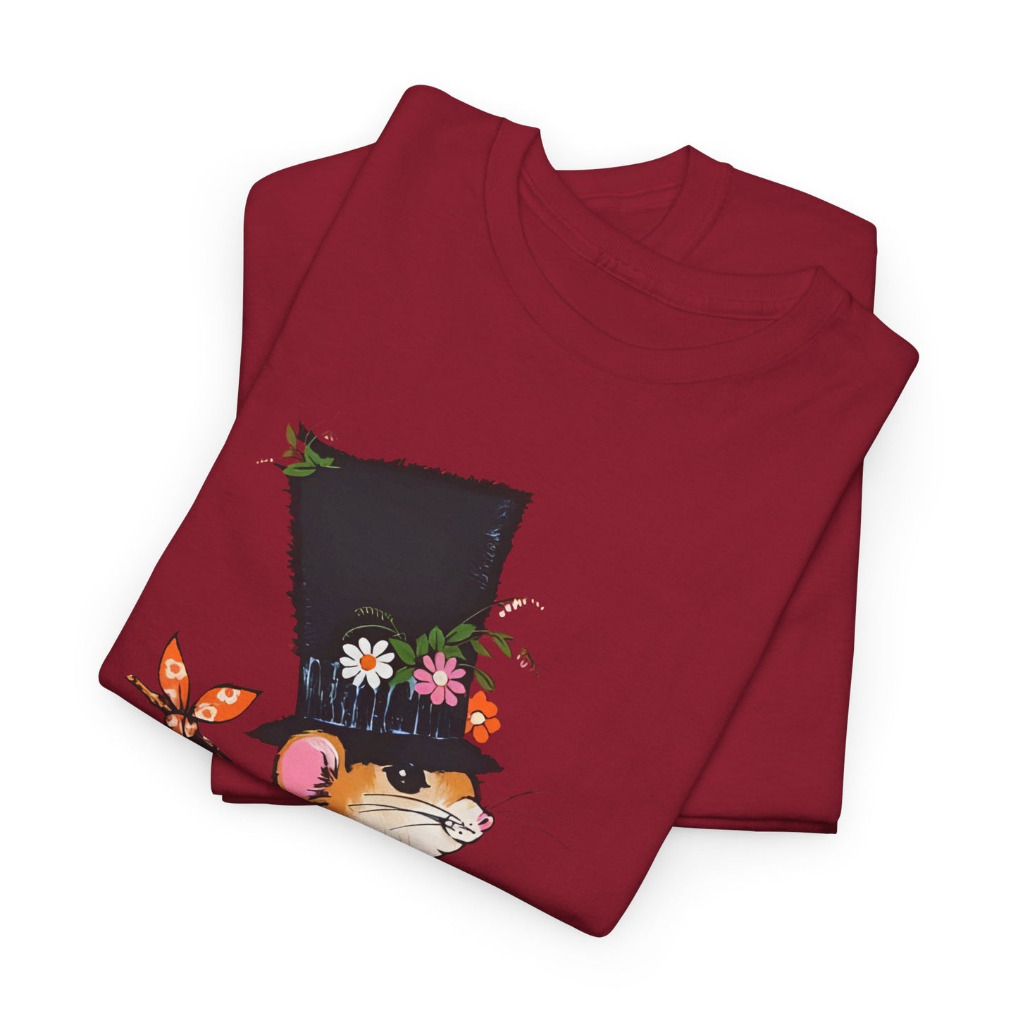 1970s vintage graphic novelty hobo mouse reproduction tshirt
