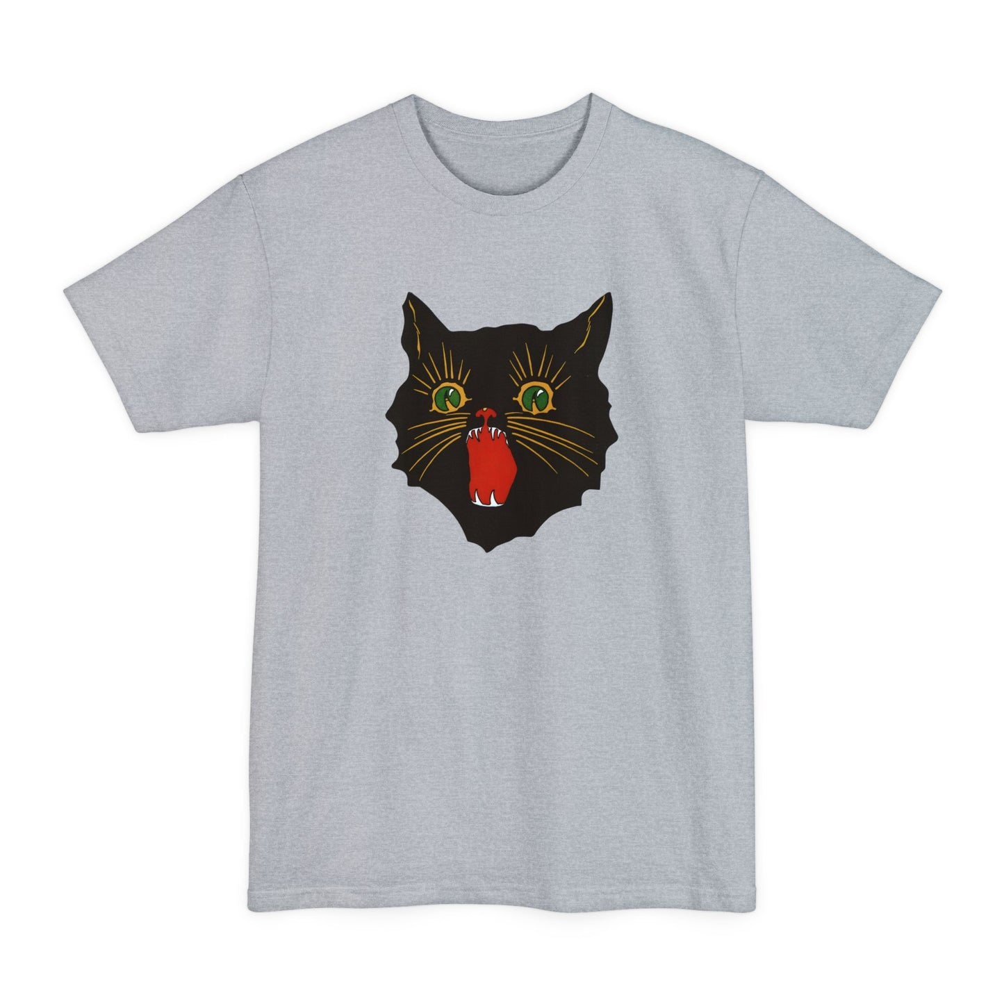 oversized vintage halloween cat reproduction unisex tall beefy tshirt