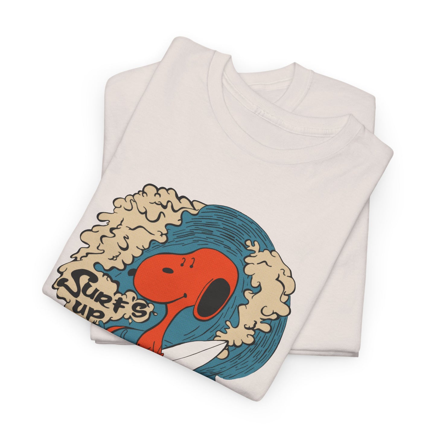 surf's up creep dog vintage graphic reproduction tshirt