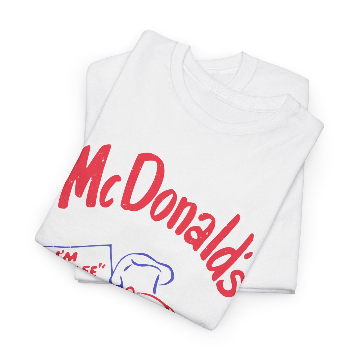 1950s vintage mcdonalds distressed logo reproduction tshirt