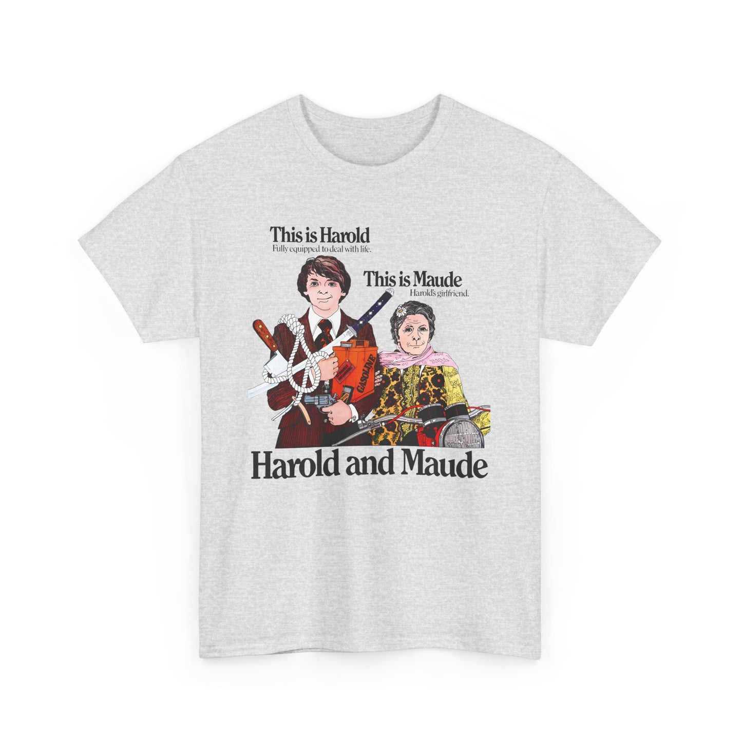 harold and maude 1971 belgian movie poster reproduction tshirt