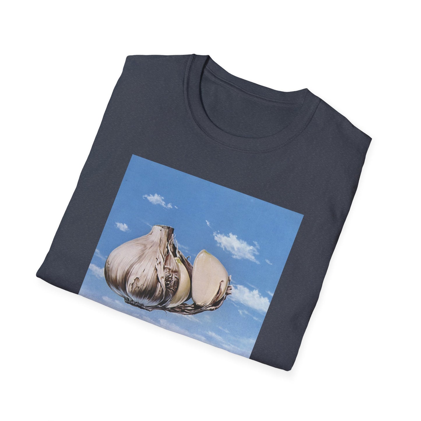 early 70s kazuo haba garlic painting tshirt