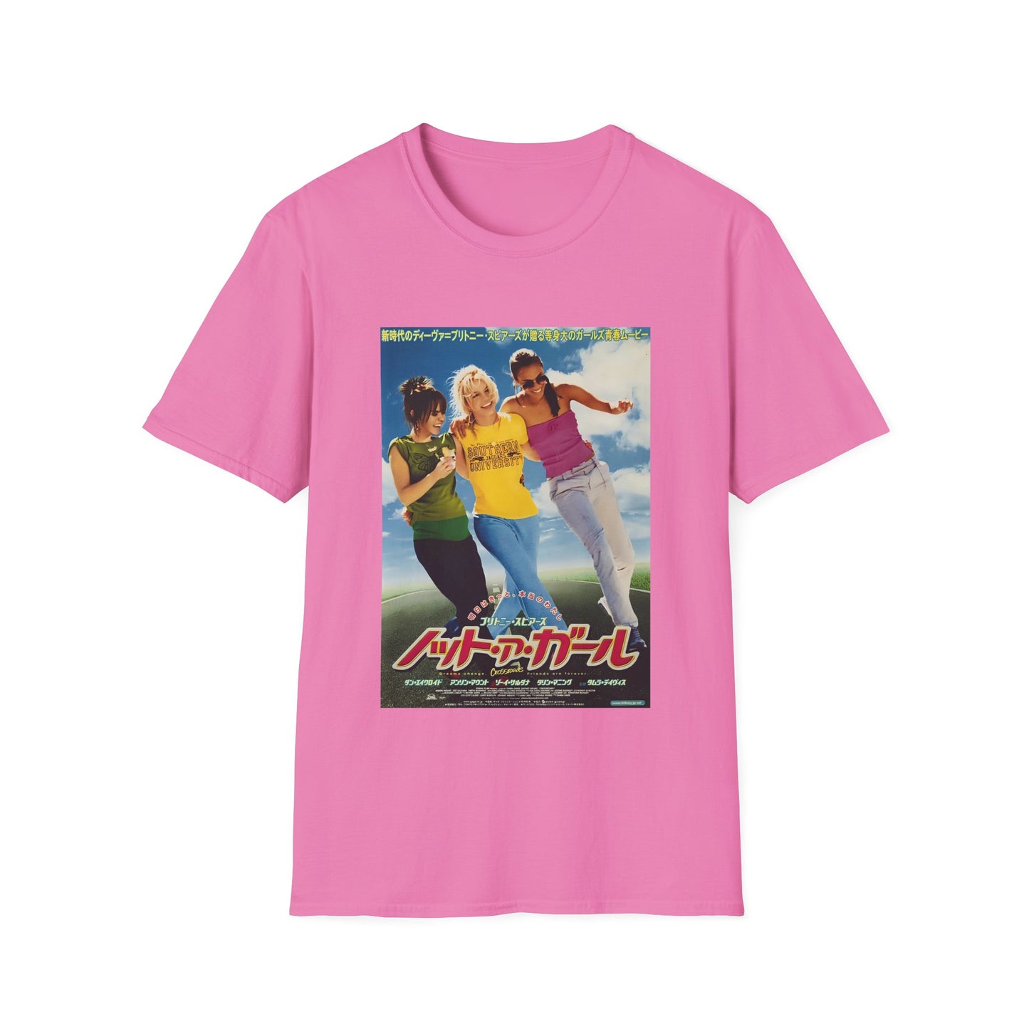 2002 japanese movie poster tshirt britney spears crossroads