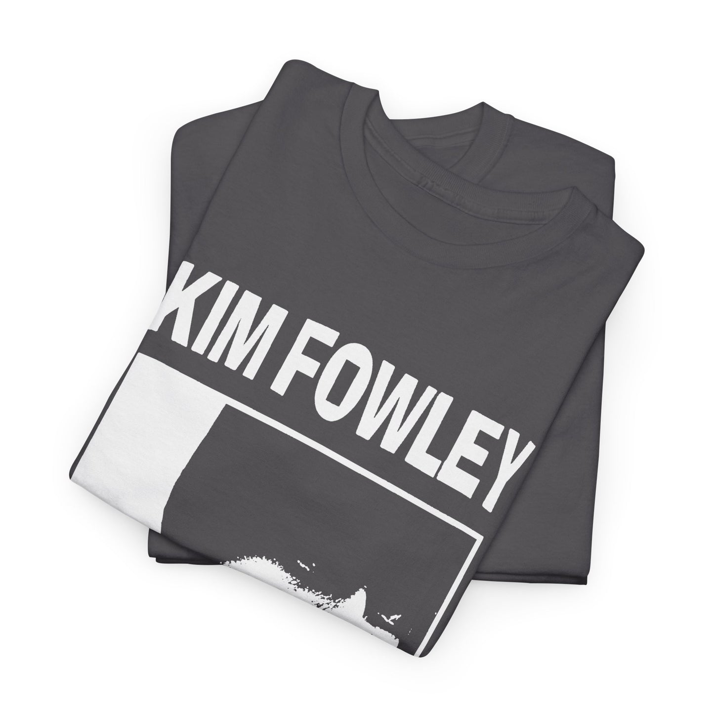 kim fowley show poster fan art reproduction white graphic tshirt