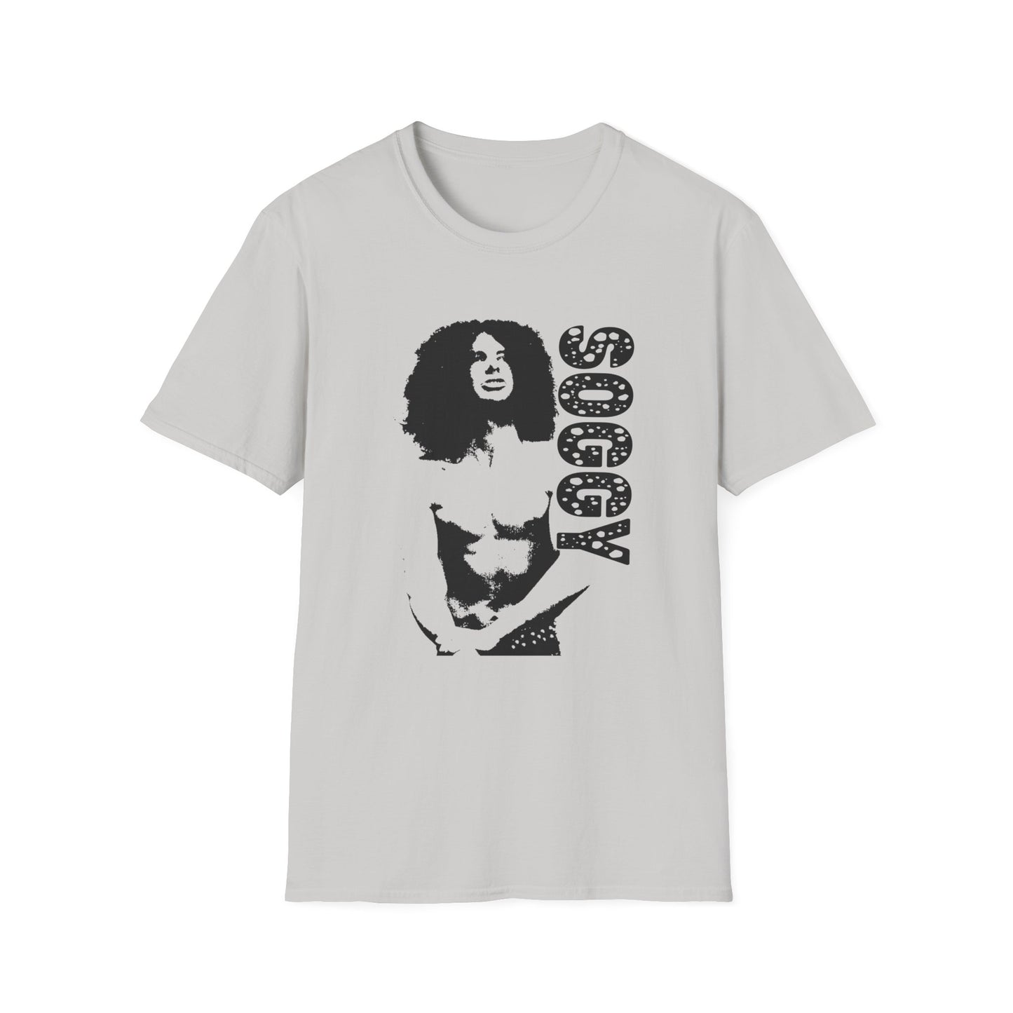 1980s french hard rock band soggy fan art tshirt