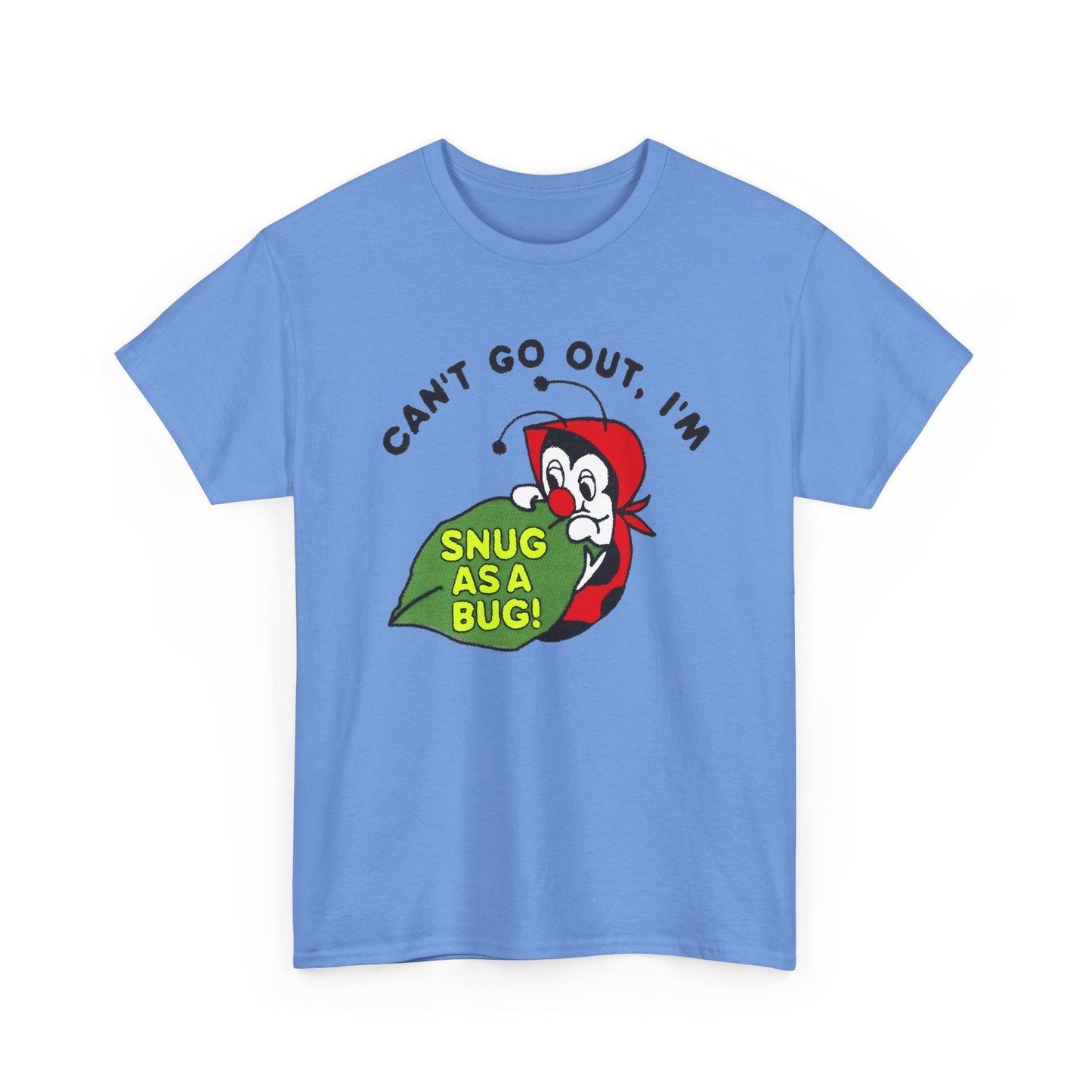 vintage can't go out i'm snug as a bug tshirt
