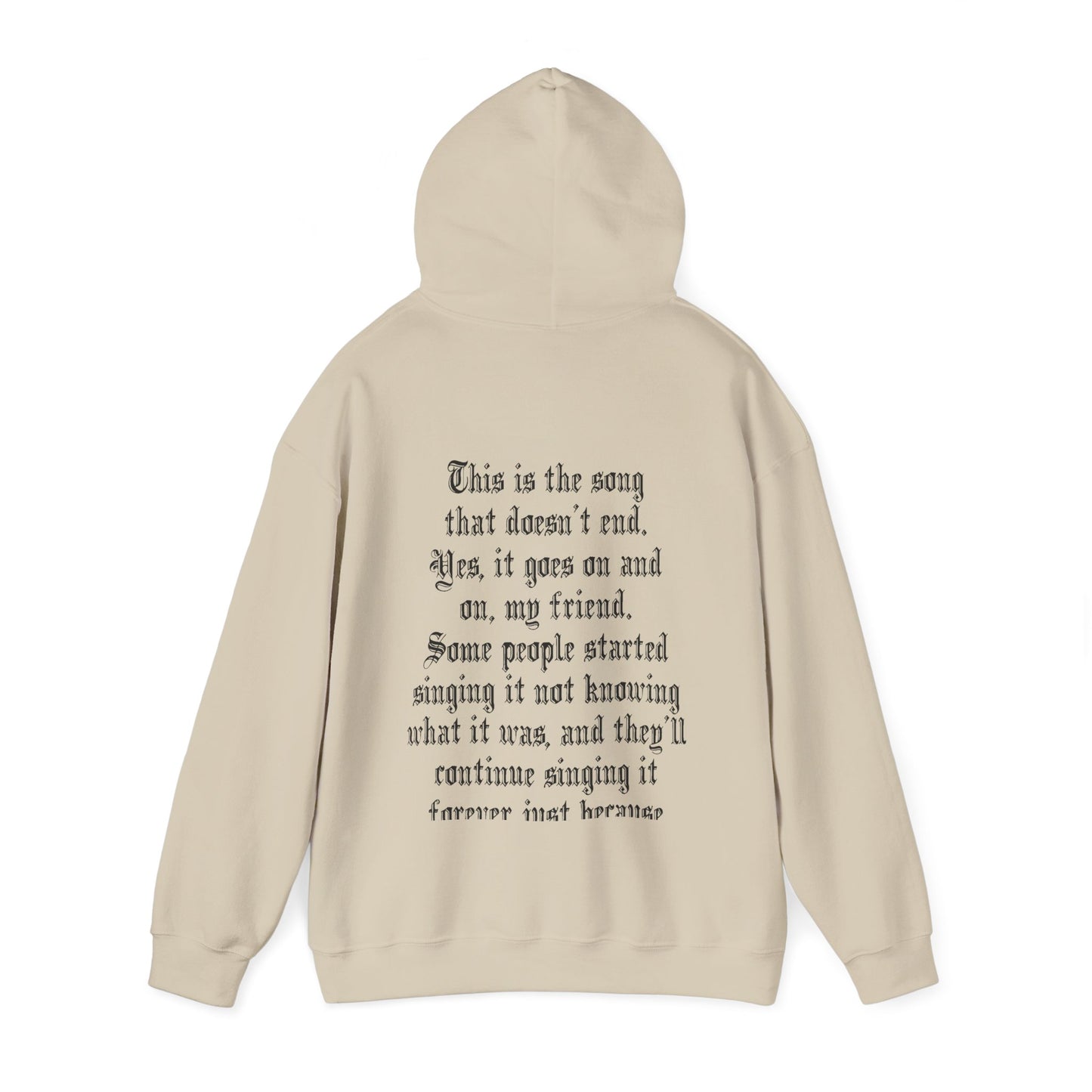 this is the song that doesn't end lamb chops hoodie