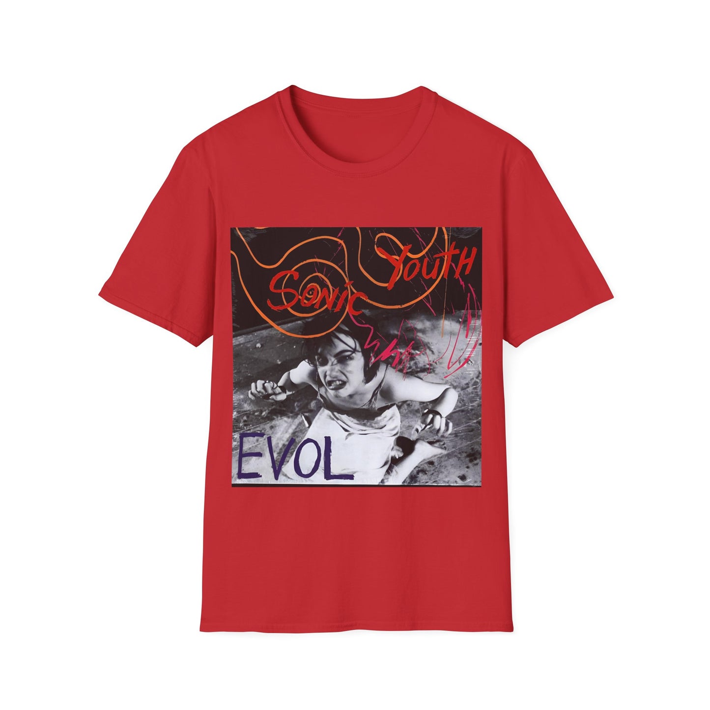 sonic youth 1986 evol album tshirt
