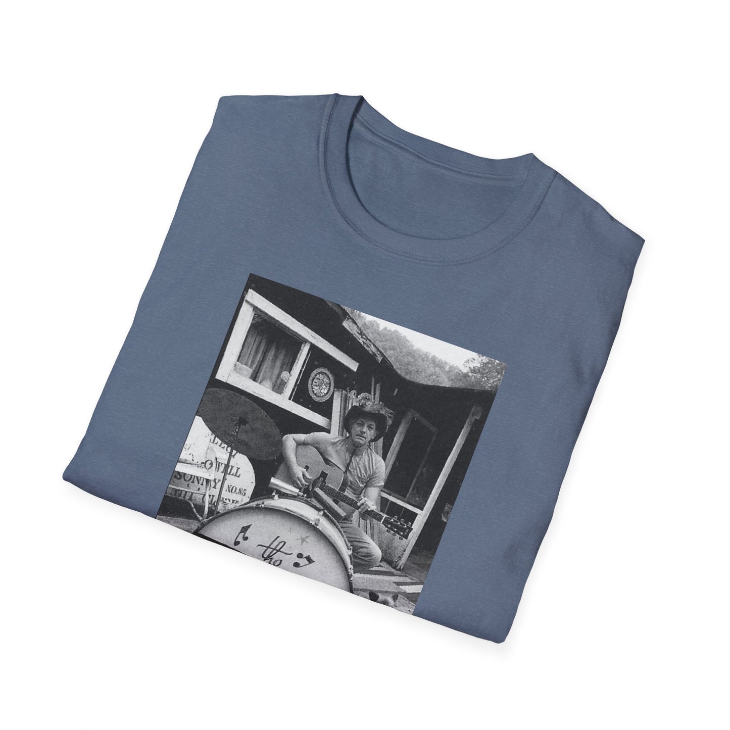 outsider rockabilly one-man band american singer songwriter hasil adkins photo tshirt
