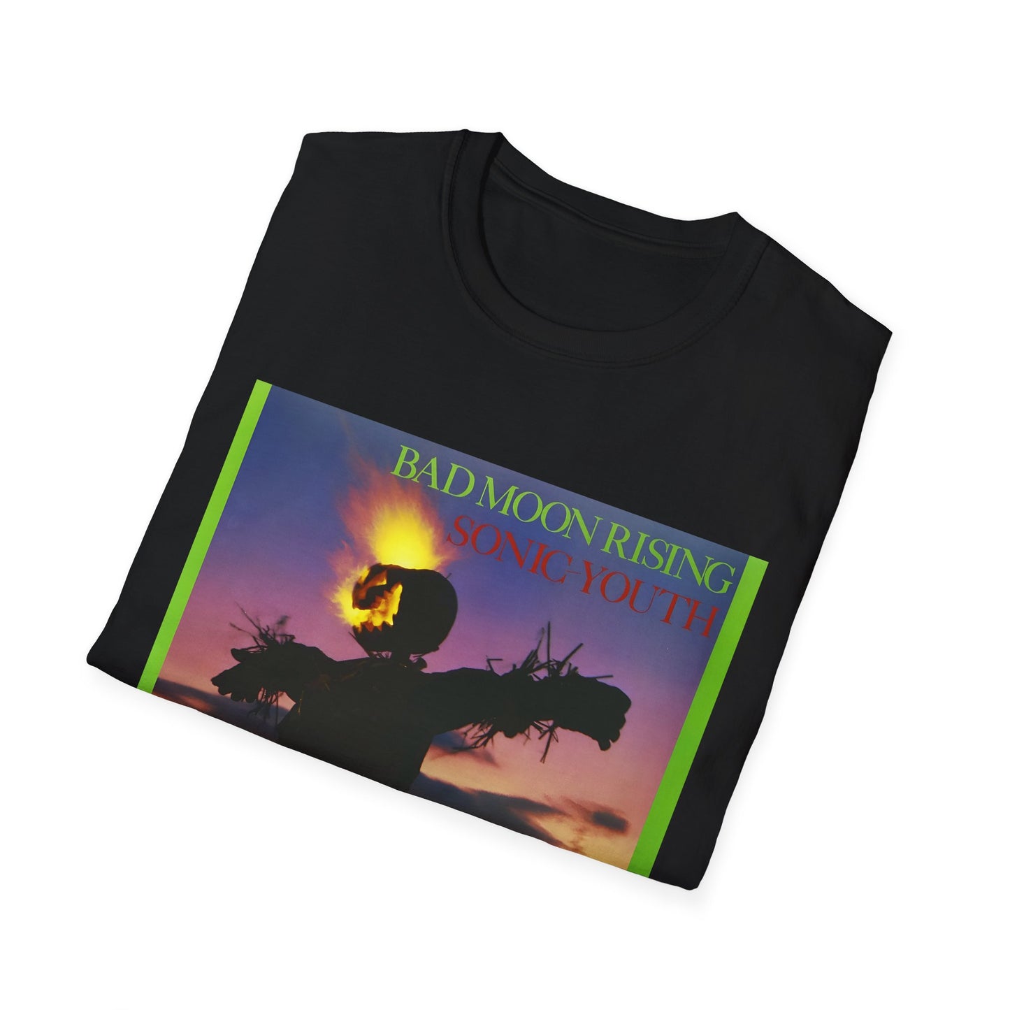 sonic youth 1985 bad moon rising album tshirt
