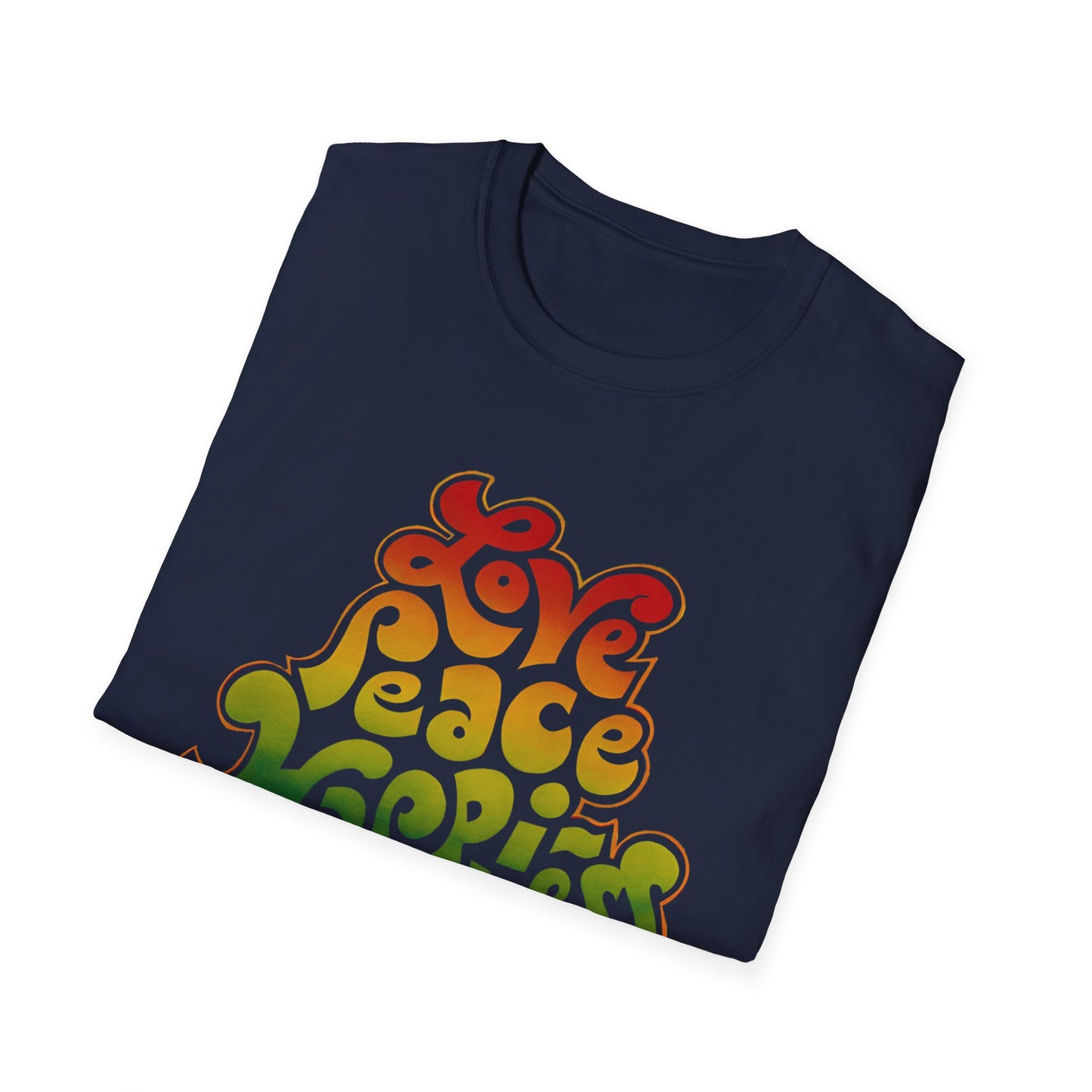 1970 love peace happiness vagabond creations poster tshirt