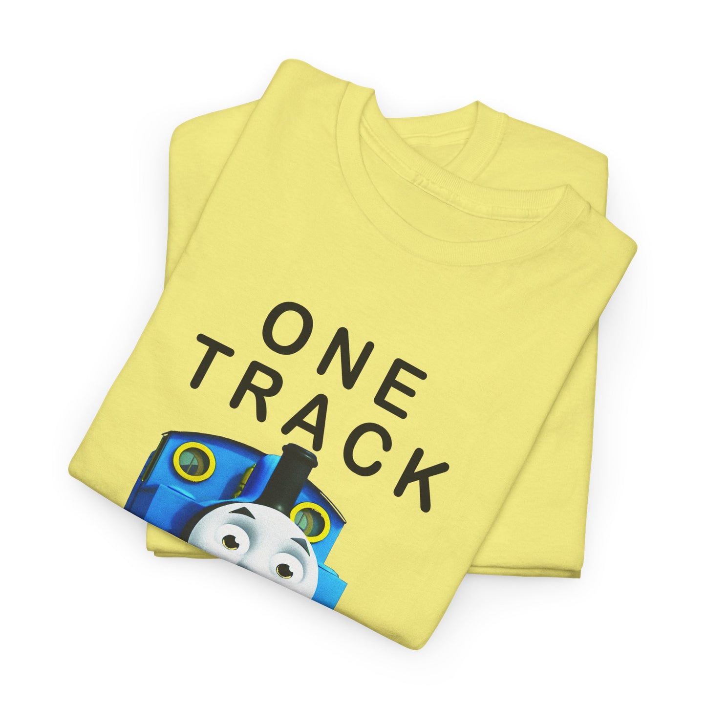 thomas the tank engine one track mind dumb tshirt