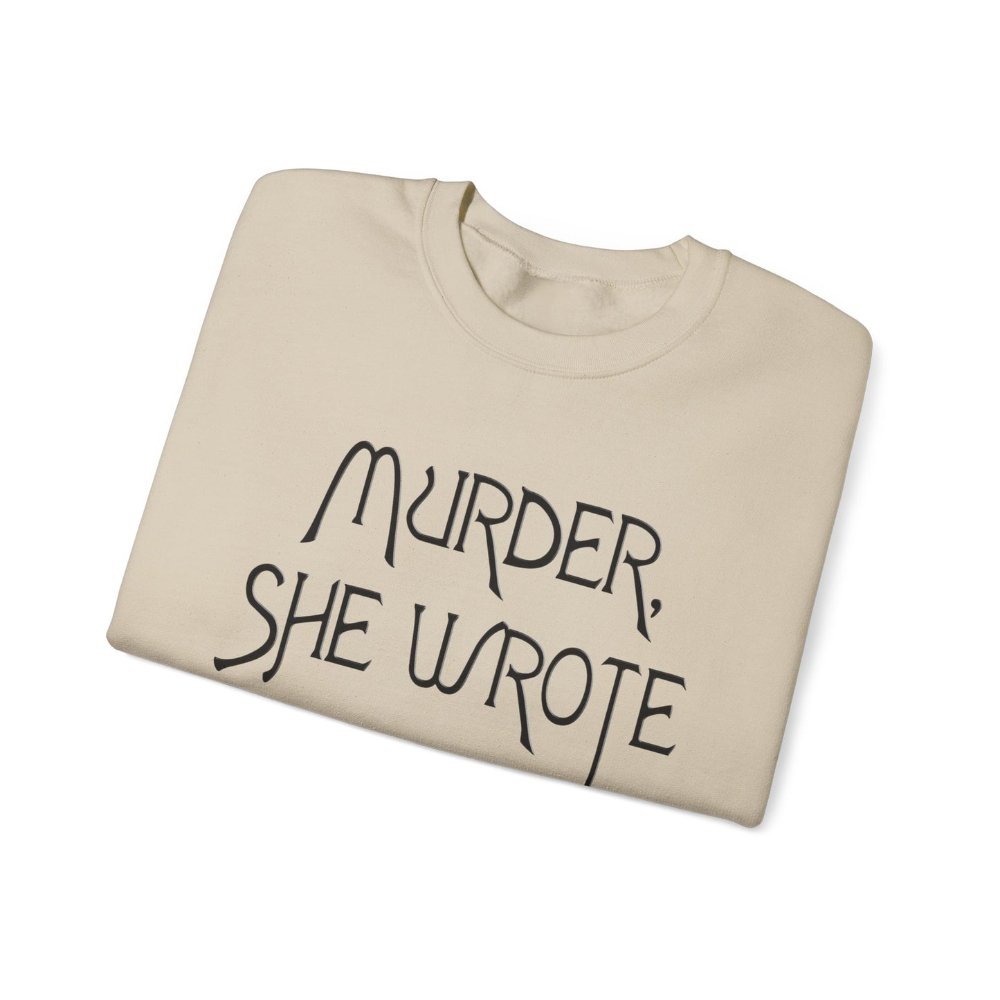 murder, she wrote vintage style unisex heavy blend crewneck sweatshirt