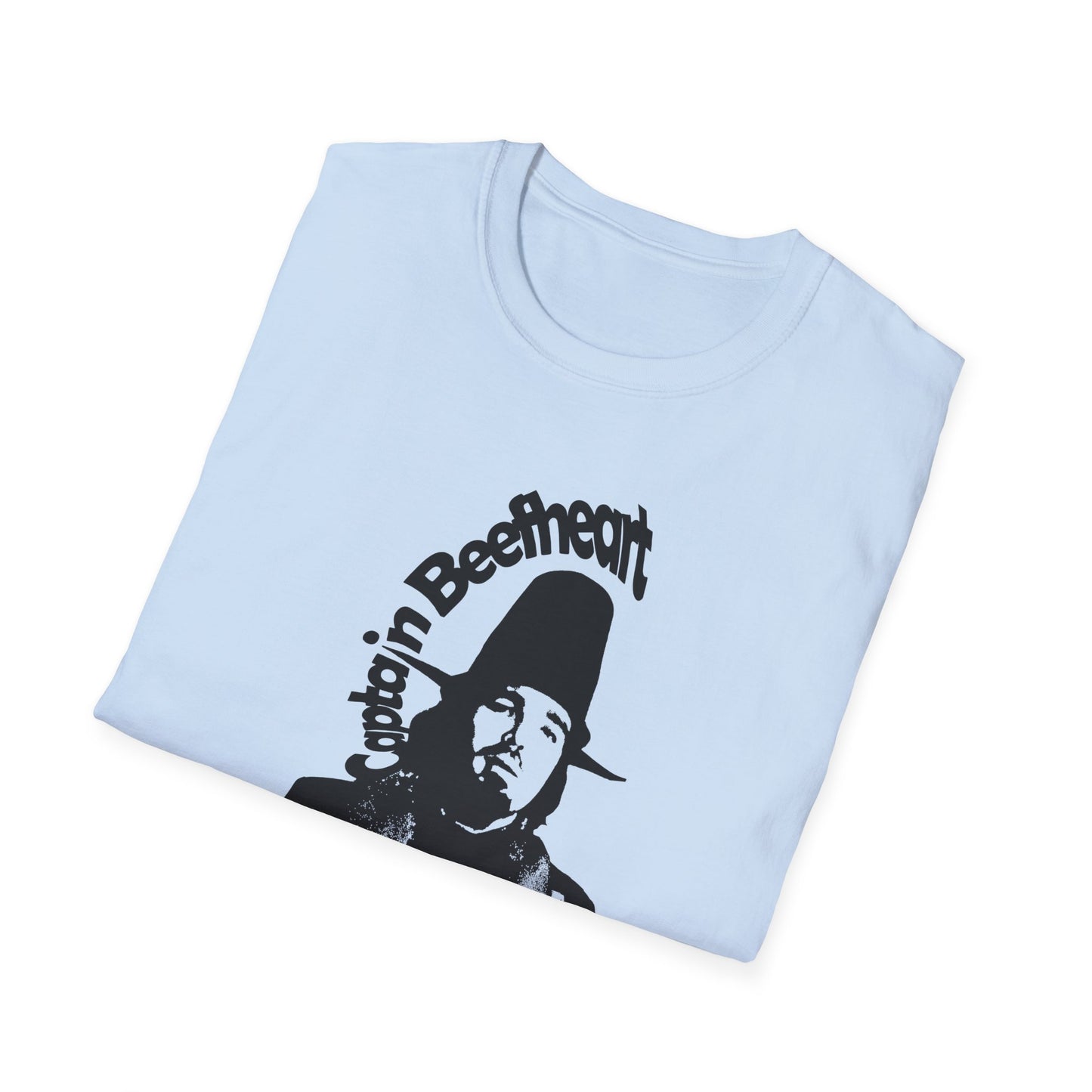 captain beefheart stencil in black tshirt