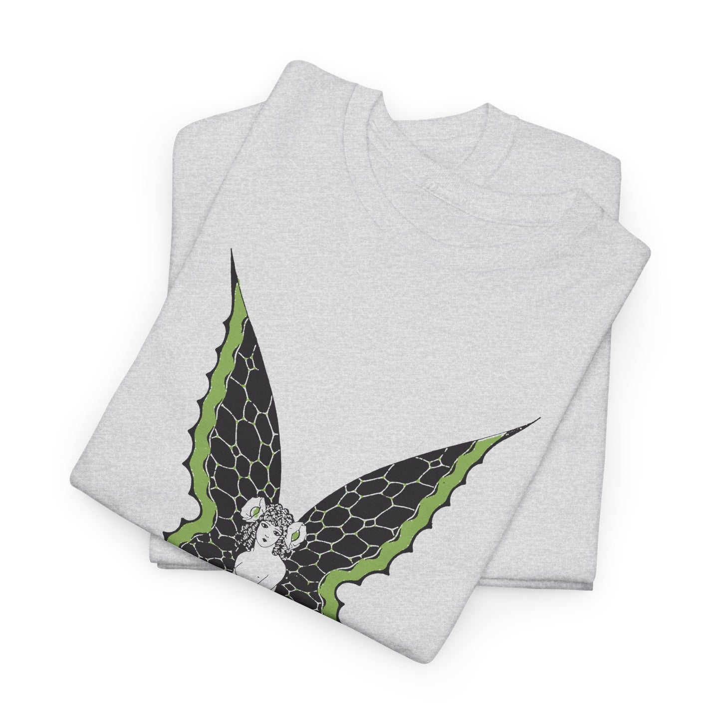 1920s art nouveau fairy skull art by sergei pavlovich lodygin tshirt