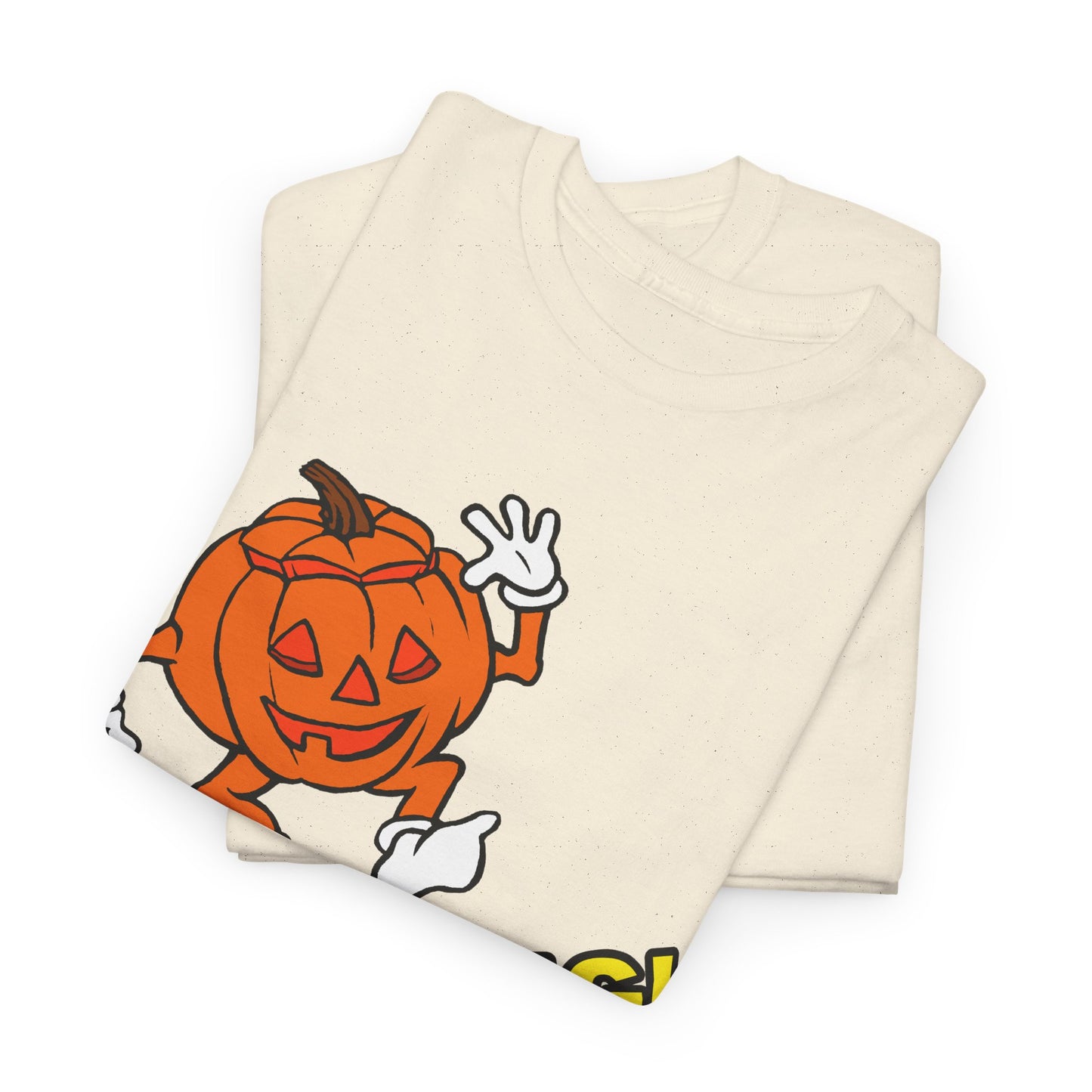old tv commercial halloween pumpking guy not long custom reproduction tshirt