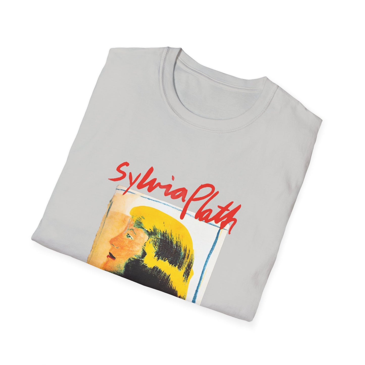 1963 book by sylvia plath "the bell jar" book cover tshirt