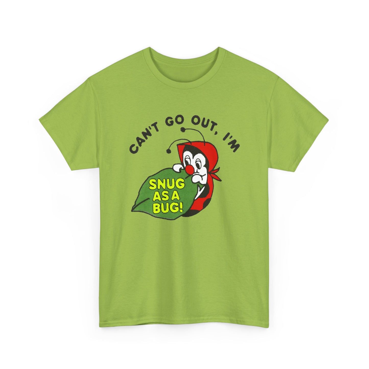 vintage can't go out i'm snug as a bug tshirt