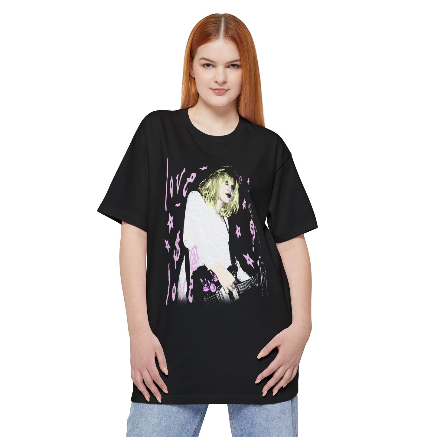 oversized custom courtney love fan art unisex tall beefy tshirt