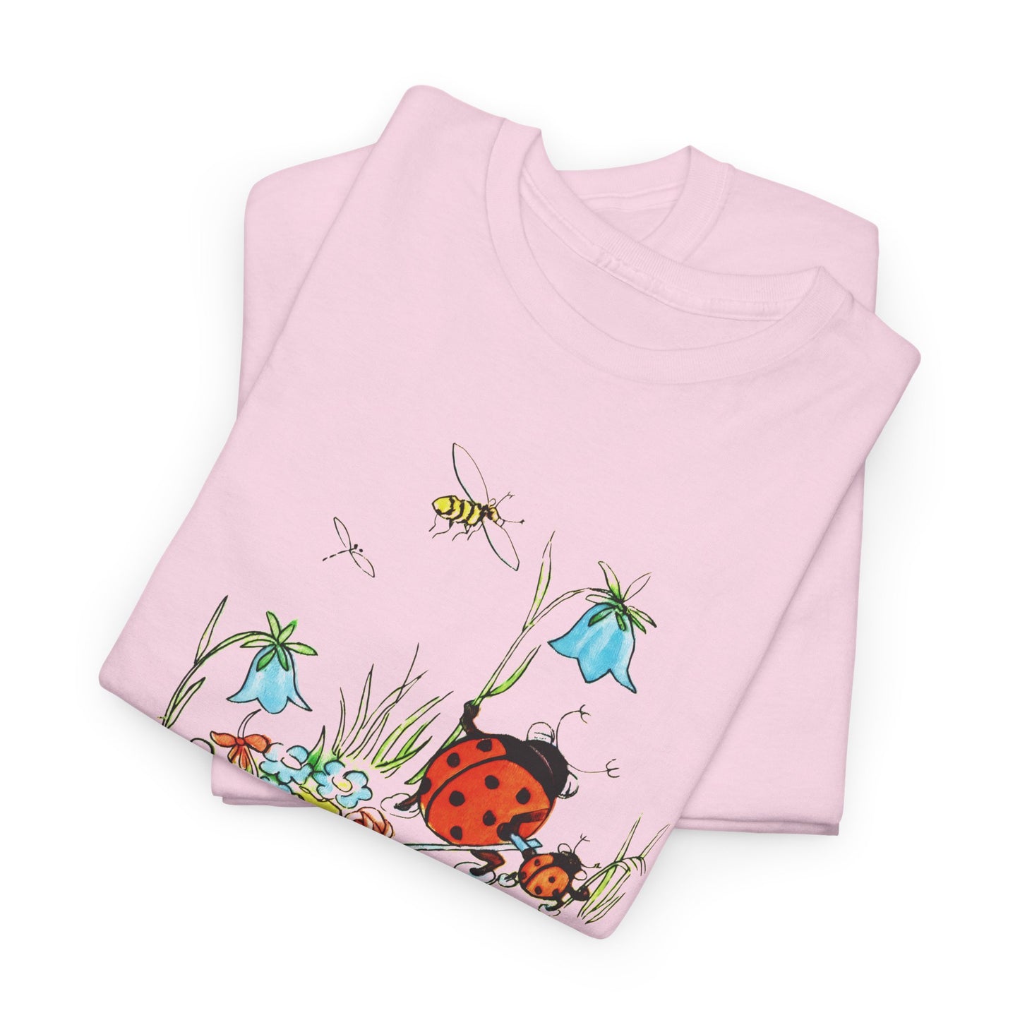 vintage postcard mouse and lady buggy reproduction tshirt
