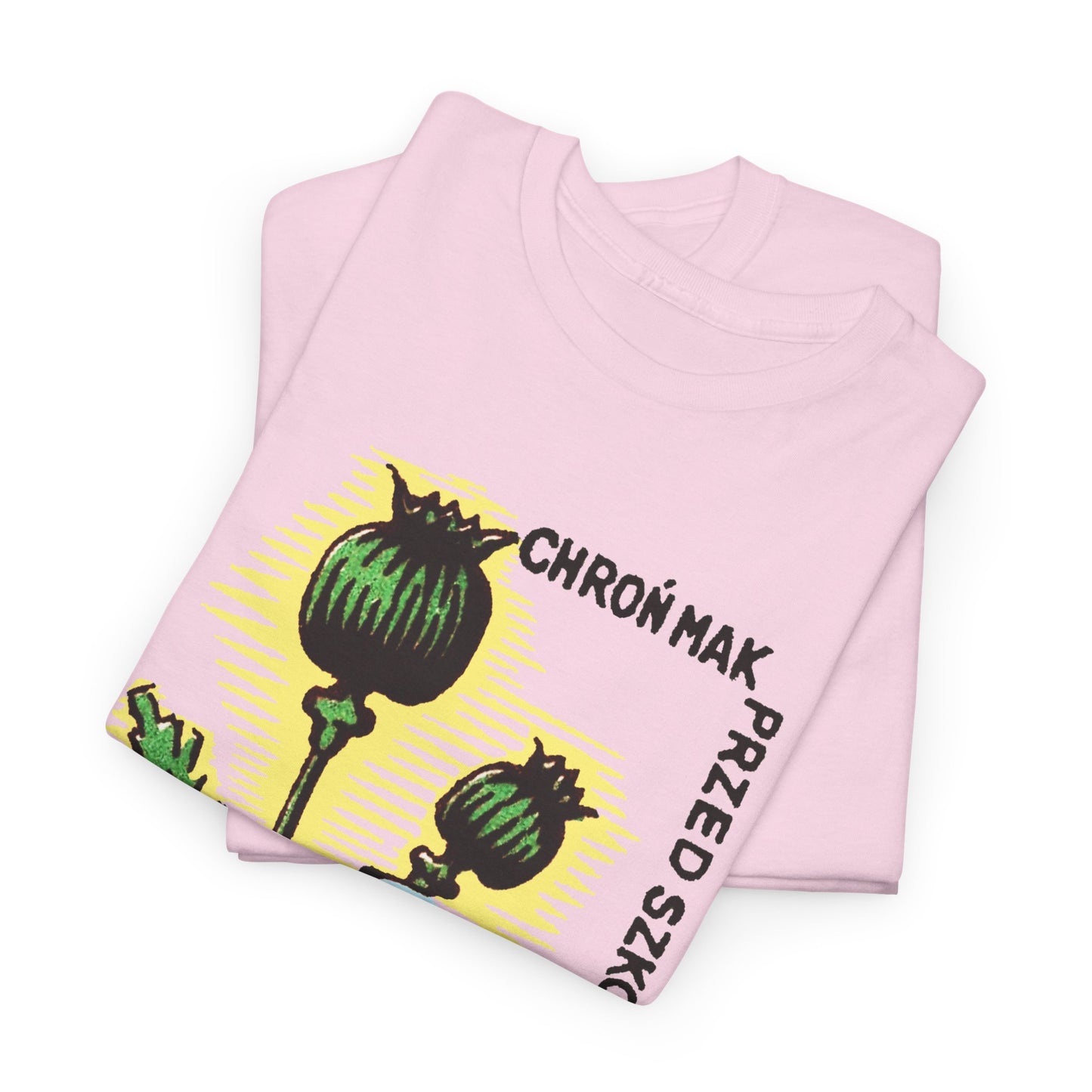 vintage polish matchbox graphic protect poppies from pests pesticide ad tshirt