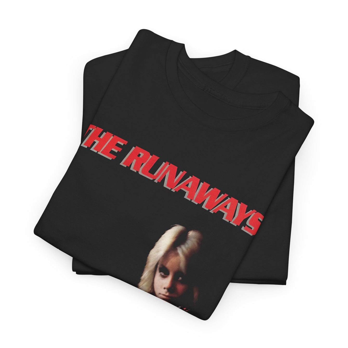 1976 the runaways self titled album cover slightly stretched tshirt