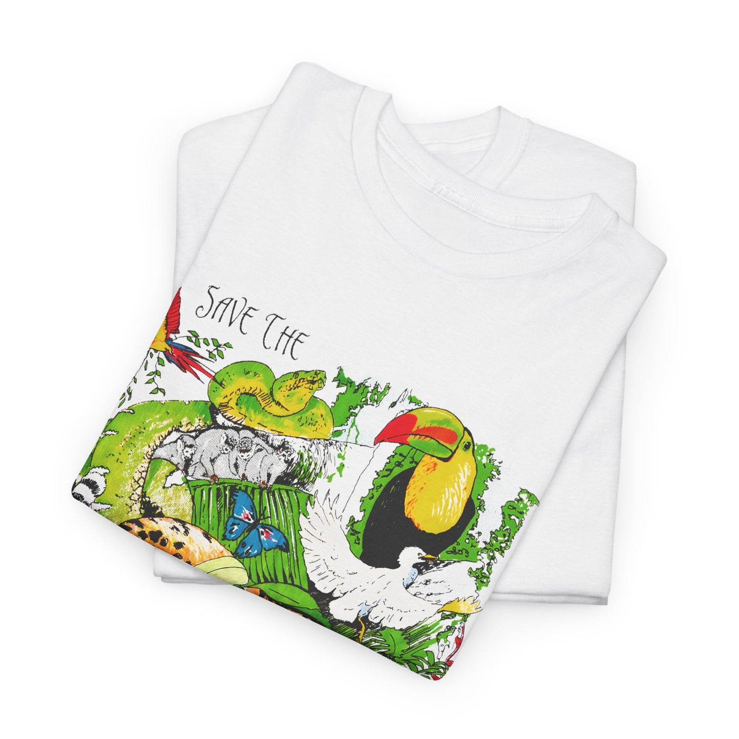 1993 vintage save the rainforest reproduction tshirt