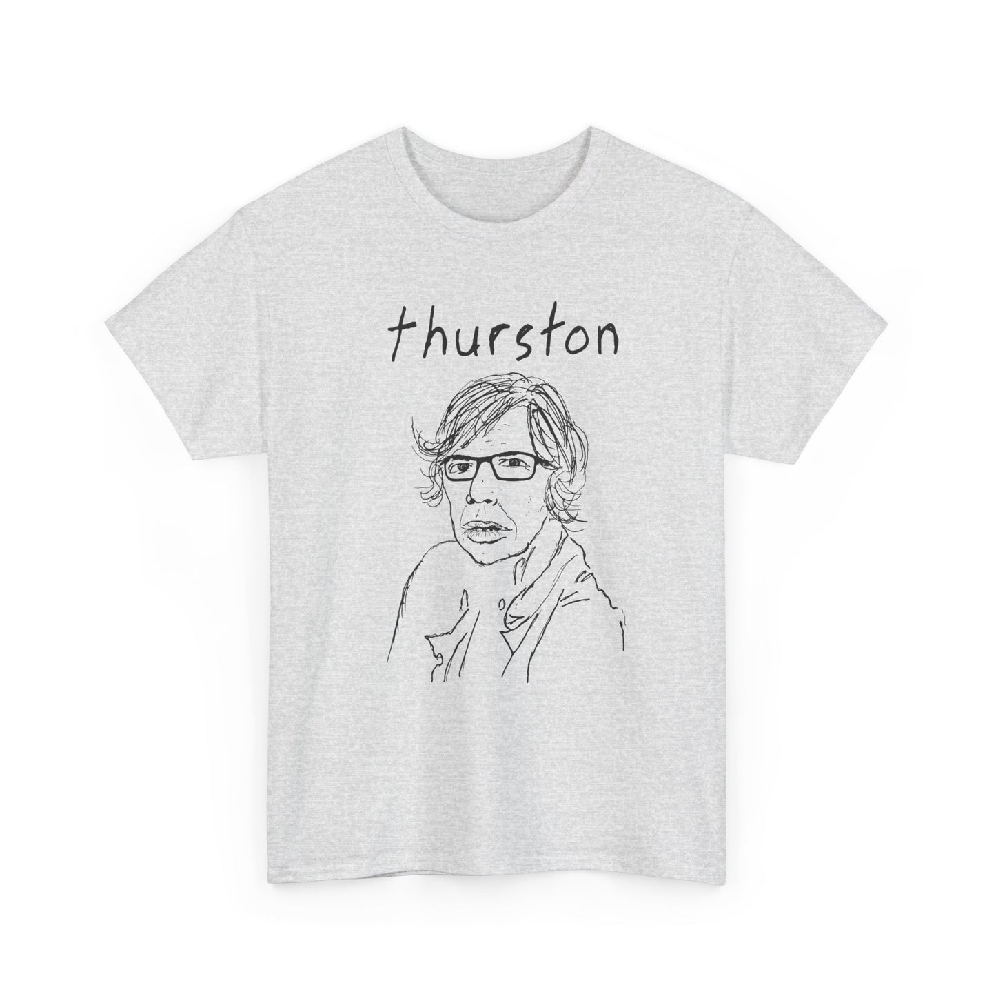 original drawing thurston moore with name tshirt