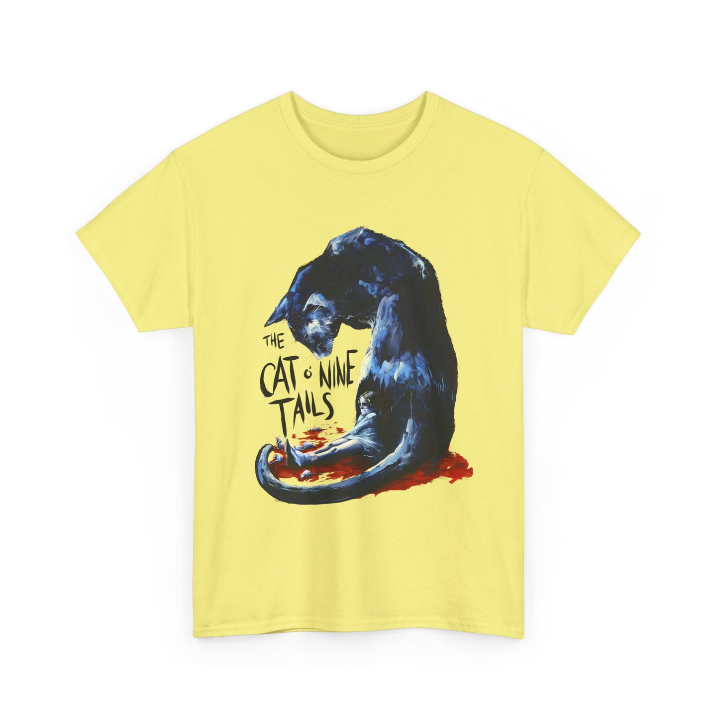 1971 the cat o nine tails special edition movie poster tshirt