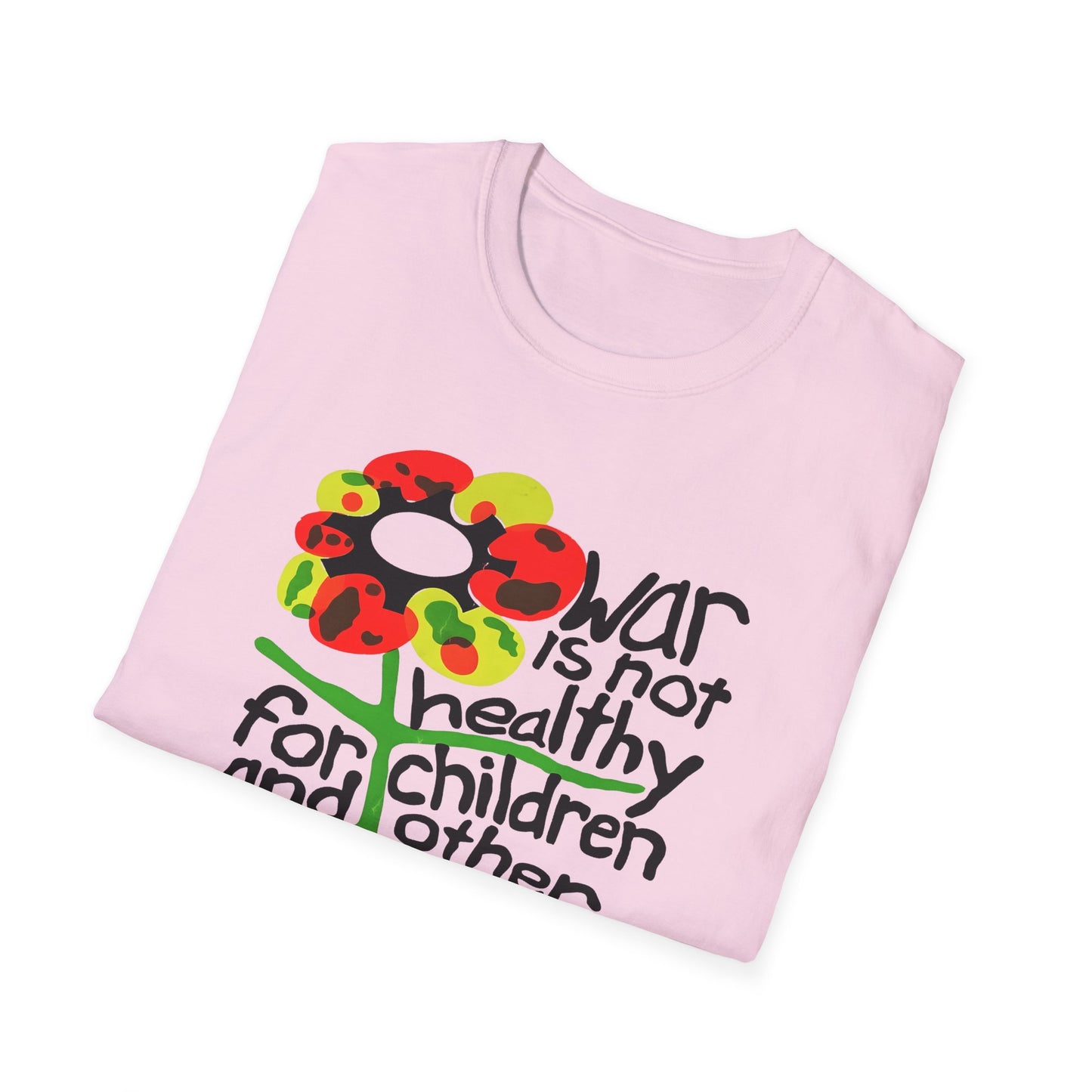 war is not healthy for children and other living things 1970s vietnam anti war poster tshirt